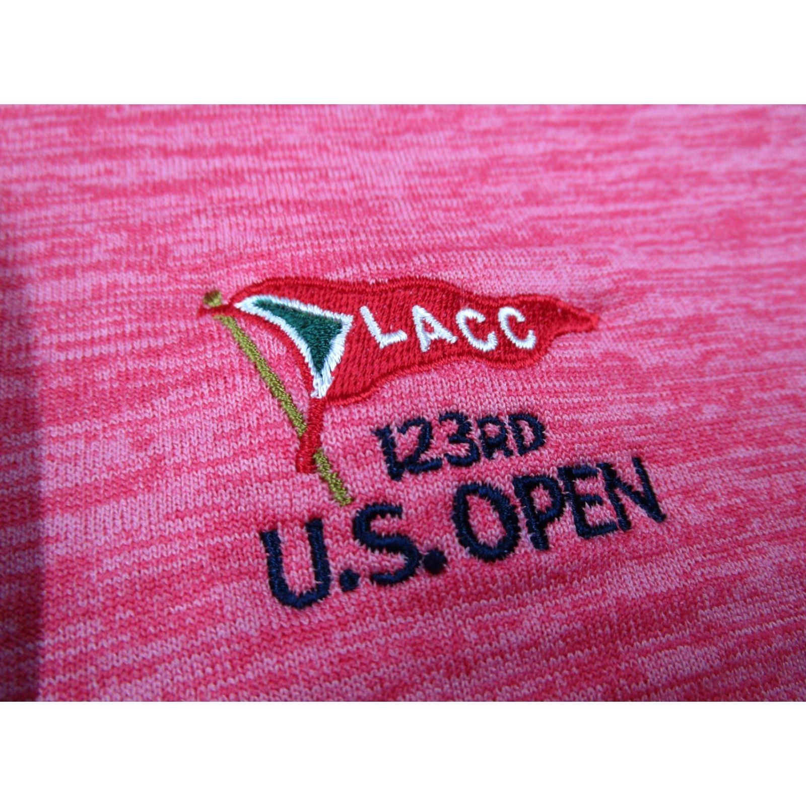 Peter Millar PETER MILLAR Jacket Women Small Pink MAVEN Full Zip Hoodie LACC US Open Golf - City Outdoor Sports - Womens - Regular Size Small - Pink - JACKET Size S / US 4 / IT 40 - 2 Thumbnail