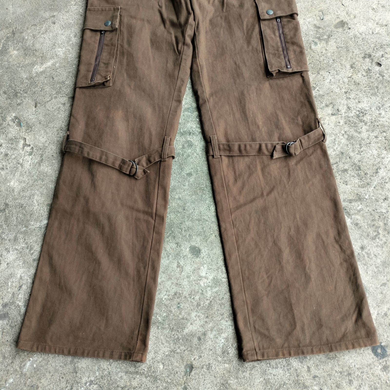 Japanese Brand × Schlussel × Tete Homme Schlussel Japanese bondage cargo harringbone pants Size US 30 / EU 46 - 4 Thumbnail