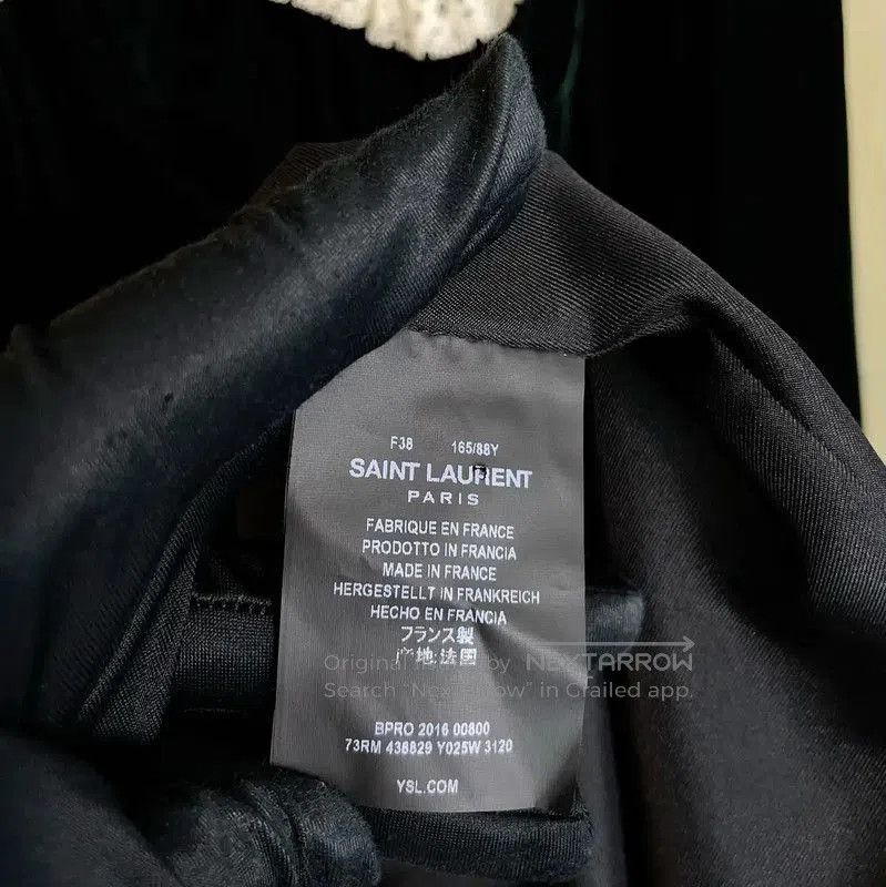 Yves Saint Laurent YSL A-Line Dress in Dark Green . Size S / US 4 / IT 40 - 8 Thumbnail