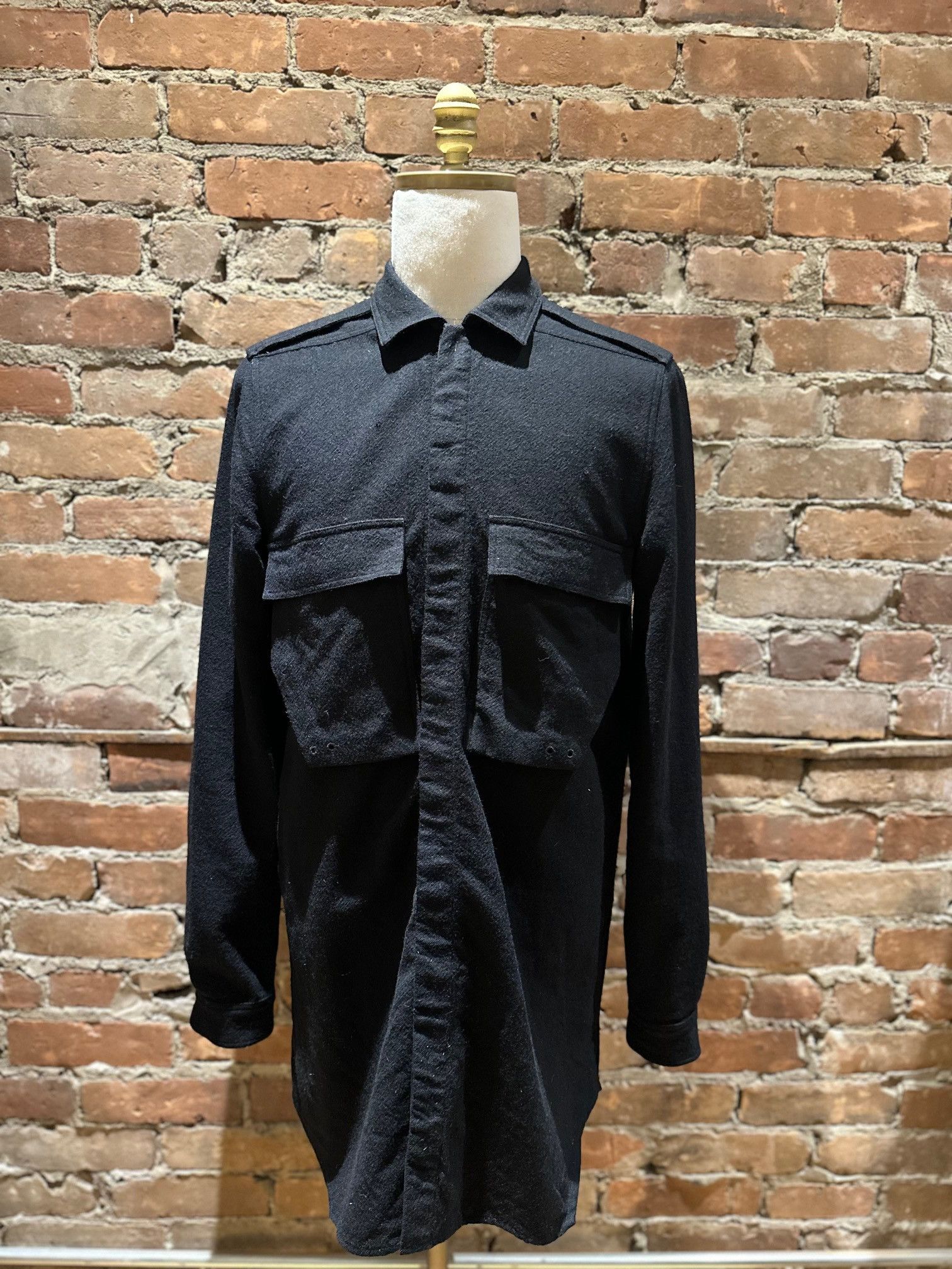 Rick Owens 16 FW MASTDON L/S Tee FW16 MASTODON Orange Yak Sweater