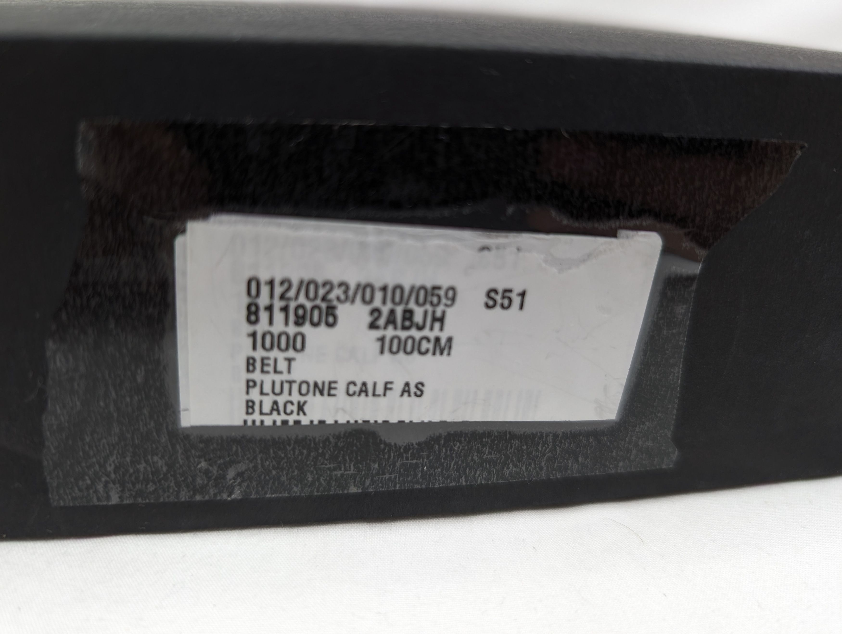 Balenciaga × Under Armour o1rshd1 Size: 100 CM / Calf Plutone Belt in Black Size 40 - 17 Thumbnail