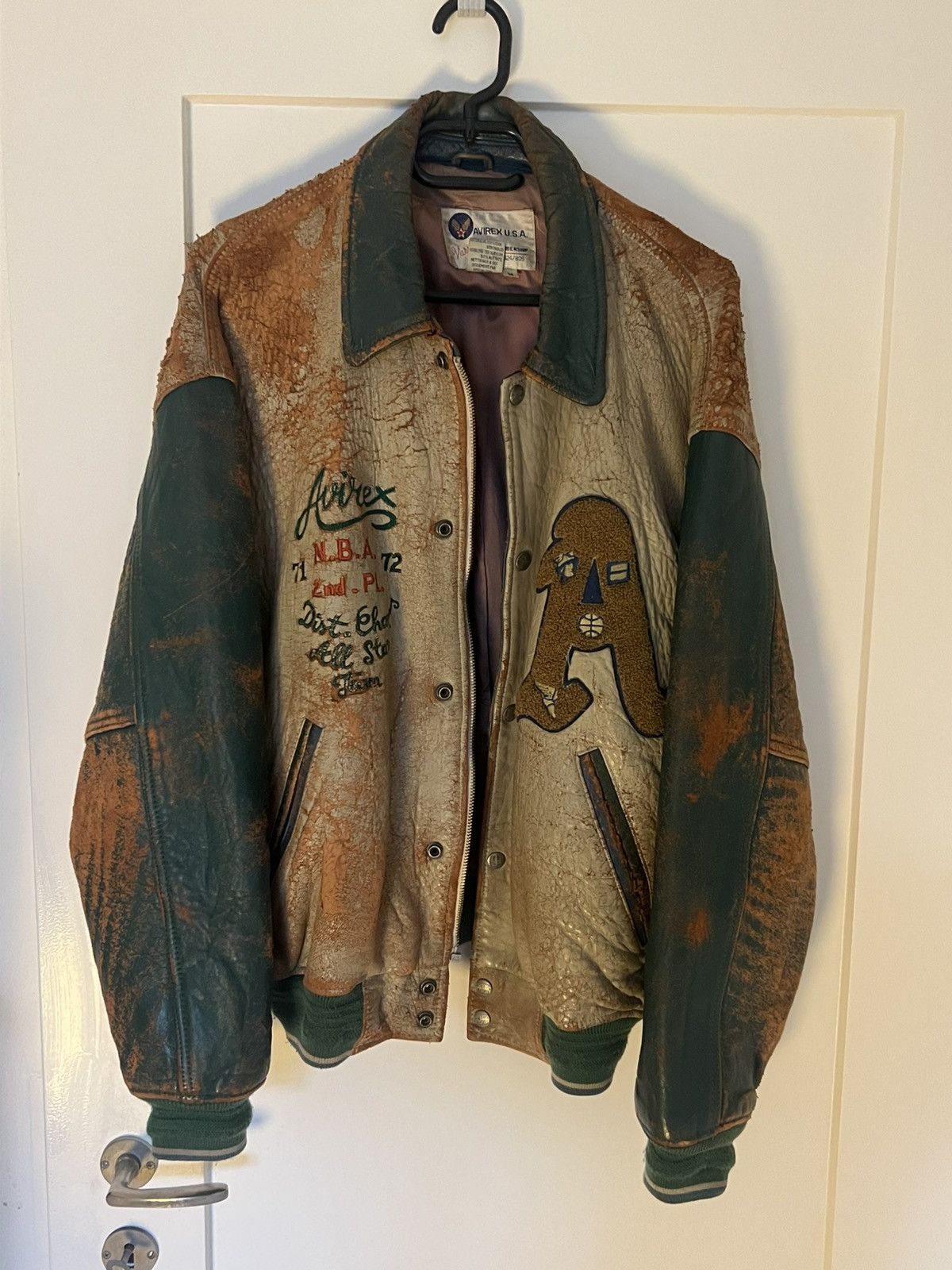 Avirex × Avirex Varsity Jacket × Vintage Avirex Leather Jacket  