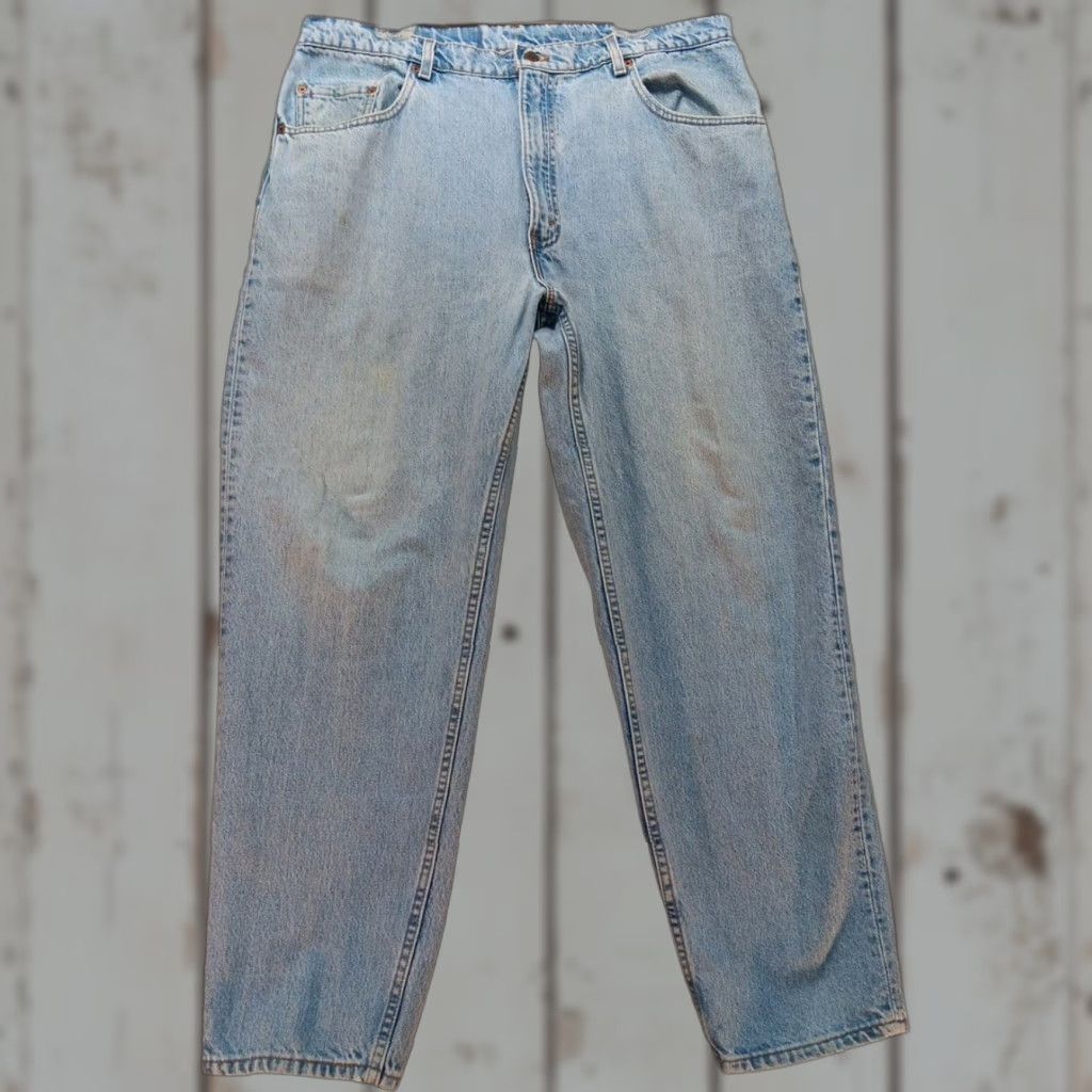 Levi's VINTAGE Levi's Jeans 40x30 Blue Relaxed Tapered 5-Pocket Denim USA 02 Mens Size US 40 / EU 56 - 1 Thumbnail