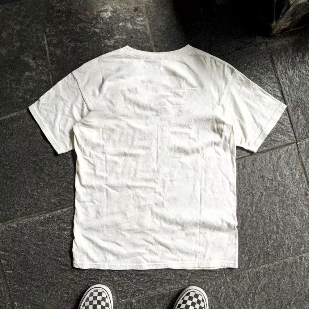 Japanese Brand × Vintage White washed retro fun cat print t-shirt Size US M / EU 48-50 / 2 - 2 Thumbnail