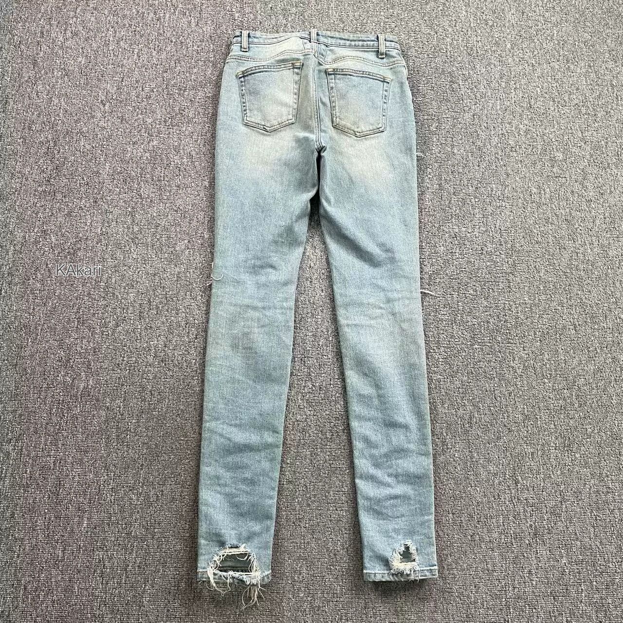 Saint Laurent Paris SAINT LAURENT D05 Distressed Jeans Size US 32 / EU 48 - 3 Thumbnail