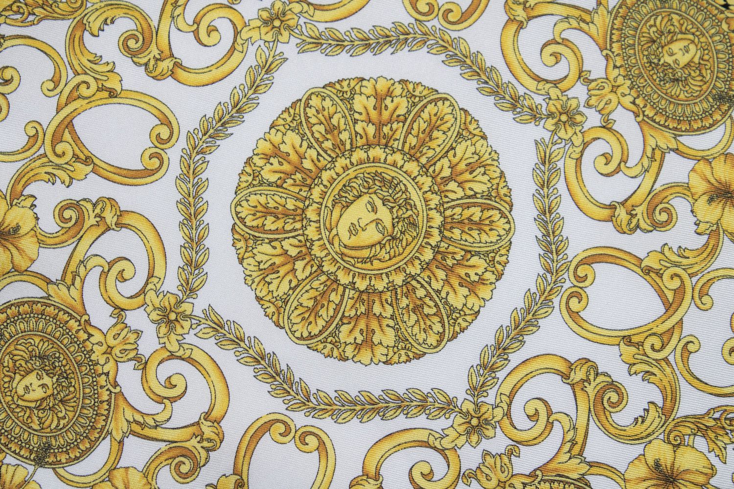 Versace Versace, pocket square with baroc print Size ONE SIZE - 3 Thumbnail