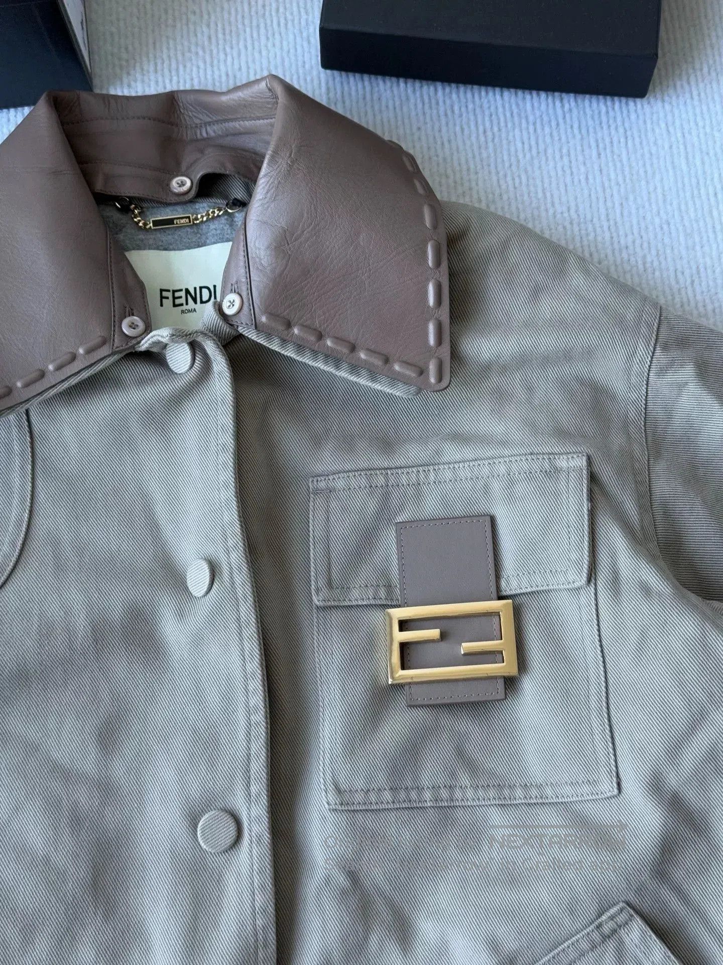 Fendi Fendi 23 Spring Patchwork Pocket Parka. Size US S / EU 44-46 / 1 - 2 Thumbnail