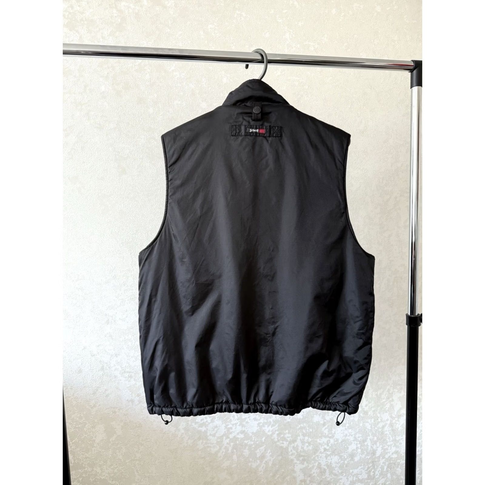 Schott VINTAGE Schott NYC Vest Gilet Black Army Puffer Streetwear 90s Y2k Multi Pocket Logo Zip Pocket Mens Size S Size US S / EU 44-46 / 1 - 8 Thumbnail