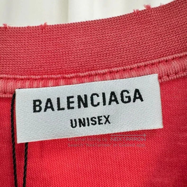 Balenciaga Balenciaga Distressed Logo Print Short Sleeve. Size US S / EU 44-46 / 1 - 5 Thumbnail