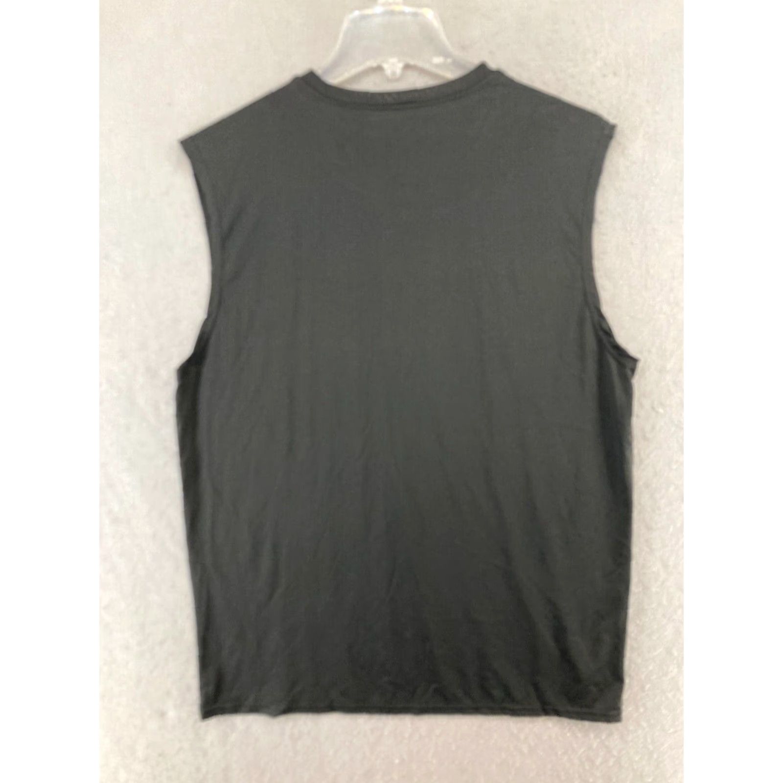 Essentials Realessentials Mens Tank Shirt Athletic Black Stretch Sleeveless M Medium - Classic Sports Everyday Adult Mens Size US M / EU 48-50 / 2 - 5 Thumbnail