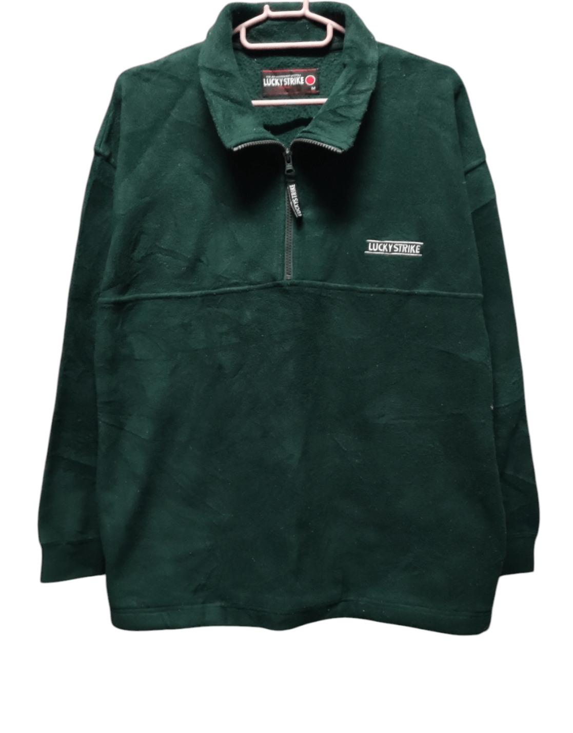 Sports Specialties × Vintage 🔥OFFER🔥 Vintage Lucky Strike sweater Fleece Half Zipper Size US M / EU 48-50 / 2 - 1 Thumbnail