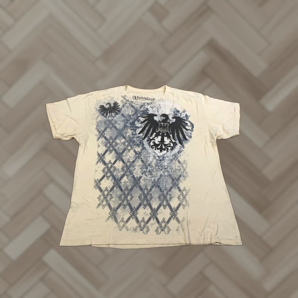 Vintage Atonement Shirt Mens M Beige Gothic Y2K Size US M / EU 48-50 / 2 - 1 Thumbnail