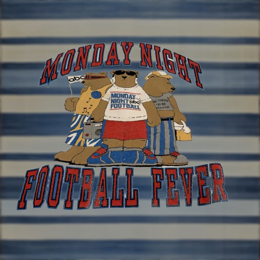Vintage VINTAGE ABC Monday Night Football Fever Pullover Sweater L Mens White 90s Sports USA Girardin Size US L / EU 52-54 / 3 - 1 Thumbnail