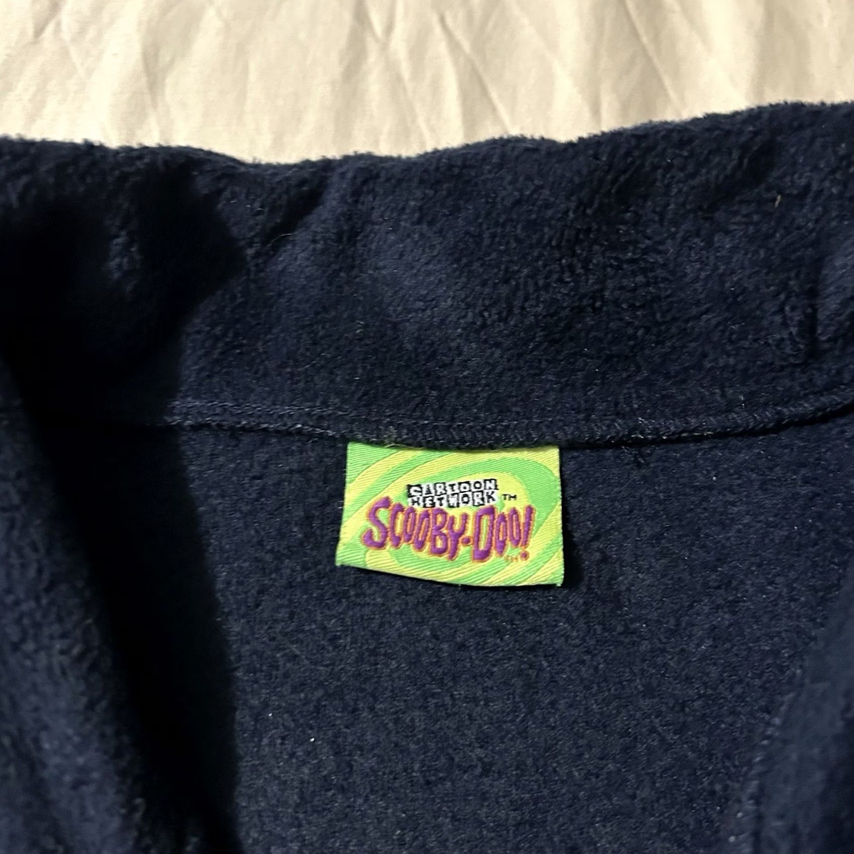 Vintage VINTAGE Scooby Doo Fleece Quarter Zip Pullover Sweatshirt Navy M Men Size Medium Blue Size US M / EU 48-50 / 2 - 3 Thumbnail