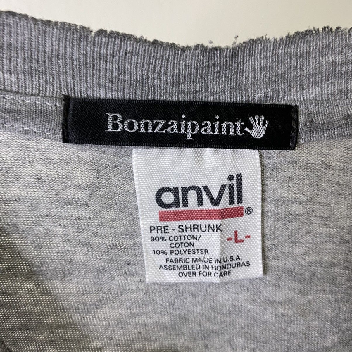 Japanese Brand Vintage 1990s BonzaiPaint Japanese Streetwear Brand LS Tee Size US L / EU 52-54 / 3 - 4 Thumbnail