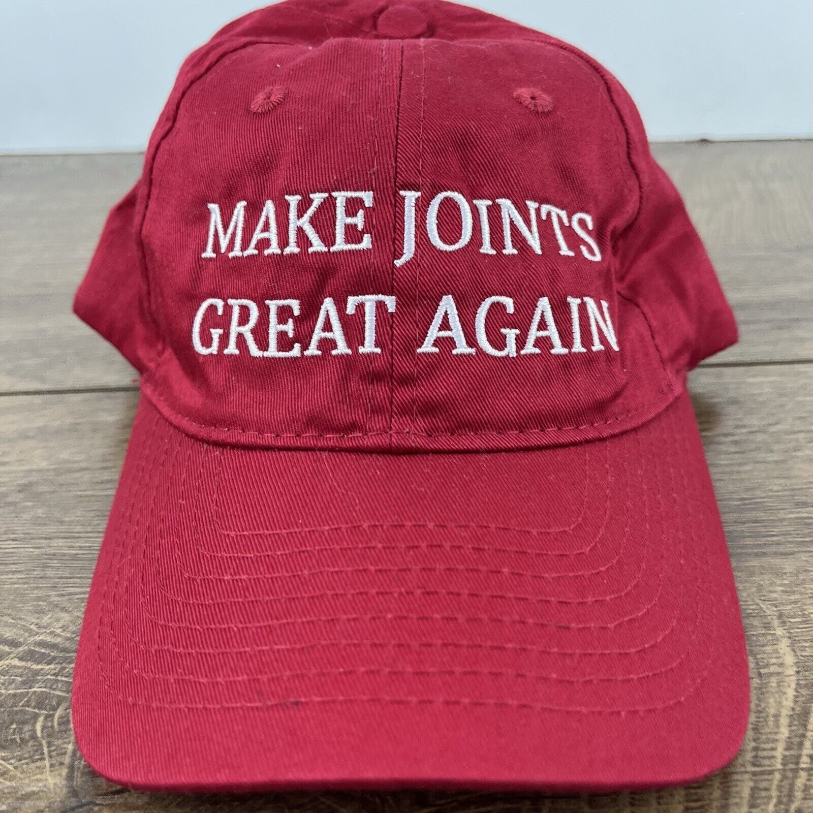 Other Make Joints Great Again Hat Joints Red Hat Adjustable Hat Re Size ONE SIZE - 6 Thumbnail