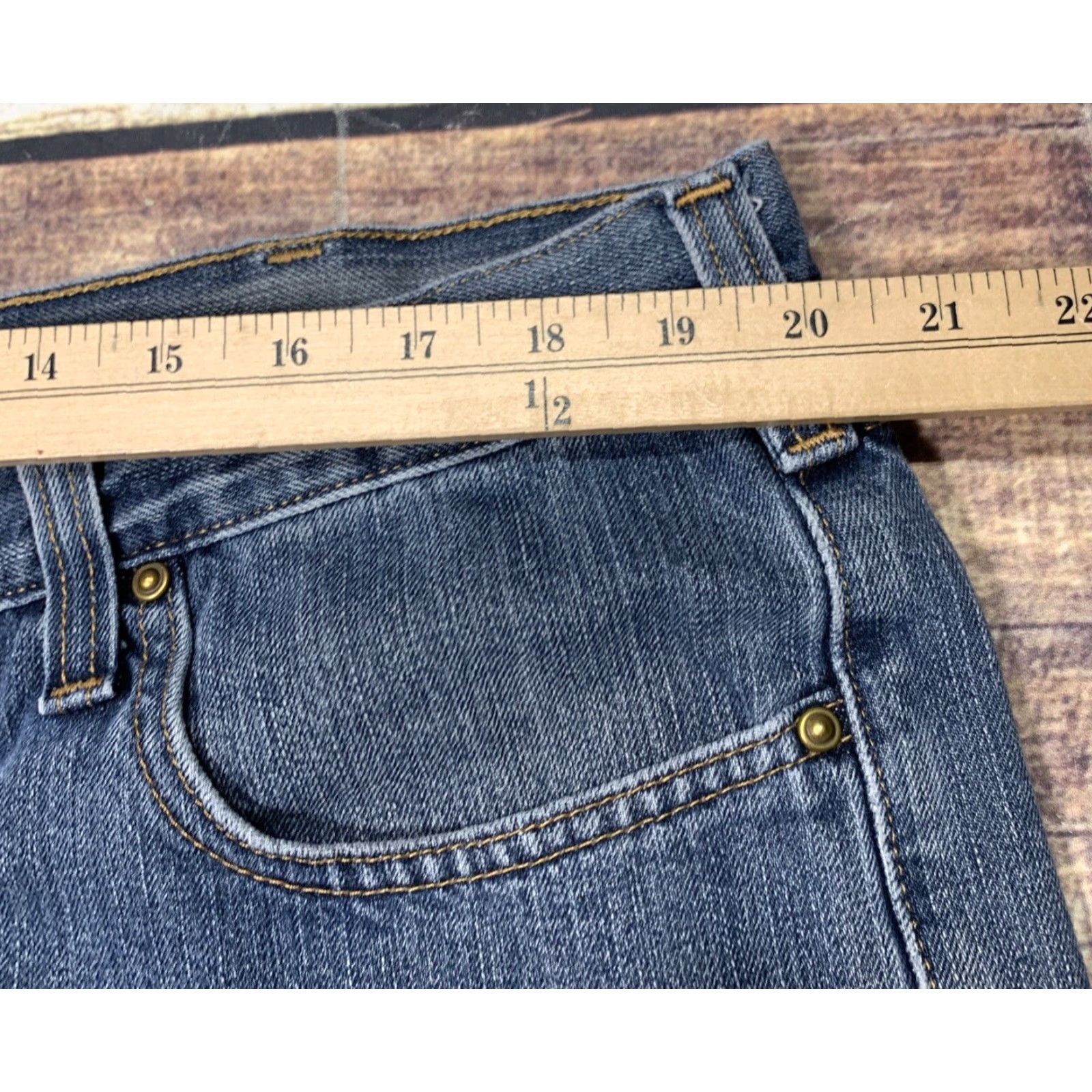 Carhartt Carhartt Jeans Straight Work Denim 40x32 Men Relaxed Fit Blue Denim Pants Size US 40 / EU 56 - 7 Thumbnail