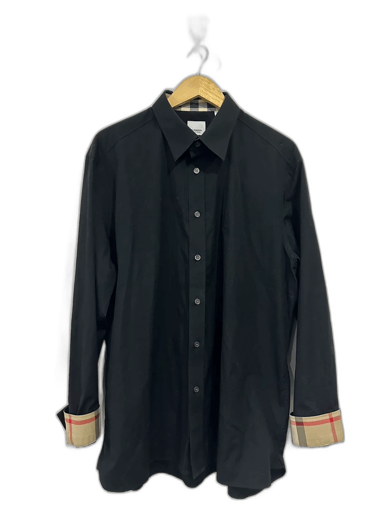 Burberry Burberry Check Cuff Long Sleeve Shirt Size US XXL / EU 58 / 5 - 1 Thumbnail