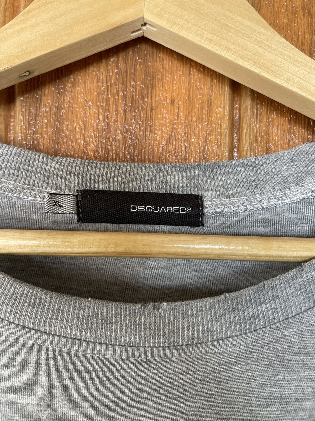 Designer × Dsquared2 × Vintage Vintage’y2k🔥DS QUARED2🔥Locker Room Distressed Longsleeve Tee Size US XL / EU 56 / 4 - 7 Thumbnail