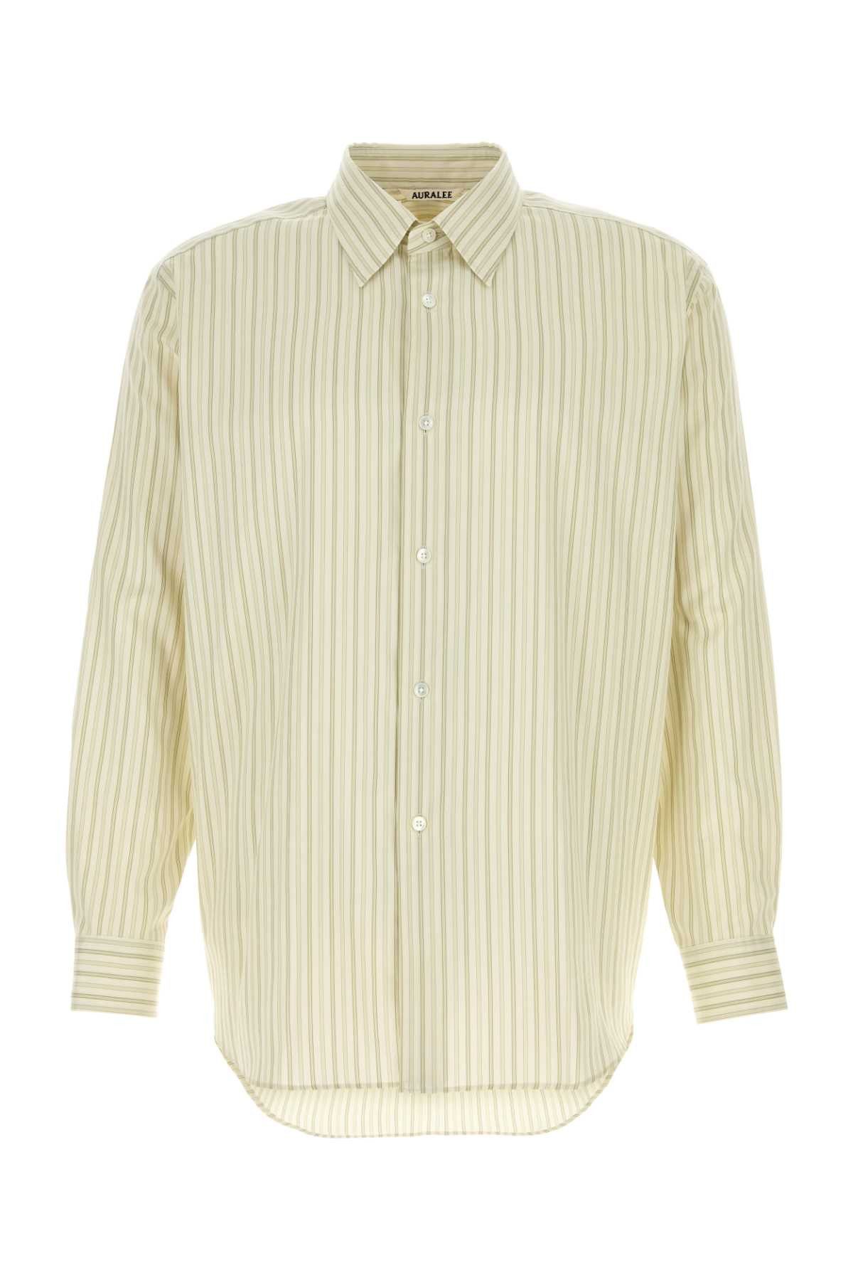 Auralee Embroidered Cotton Blend Shirt Size US XL / EU 56 / 4 - 1 Thumbnail