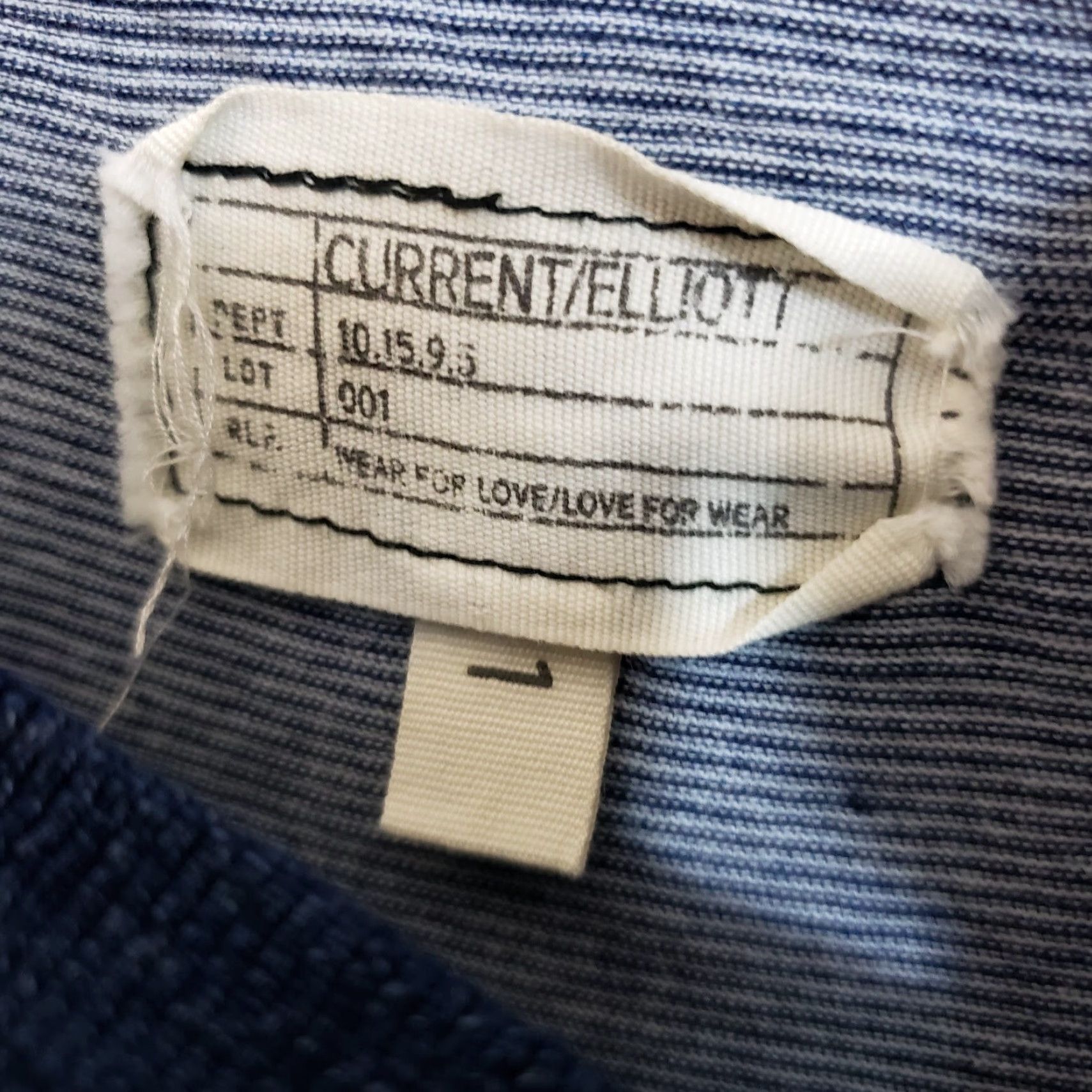 Vintage Current Elliot Womens Seamed Pocket Tee Sz 1 Indigo Patchwork Cotton Shirt Short Sleeve Pullover Casual Basic Size S / US 4 / IT 40 - 6 Thumbnail
