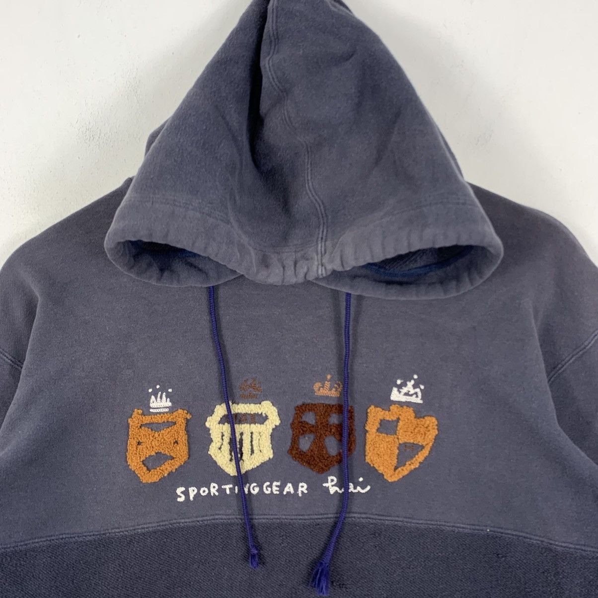Issey Miyake ISSEY MIYAKE HAI Sporting Gear Embroidered Japanese Hoodie Size US M / EU 48-50 / 2 - 4 Thumbnail