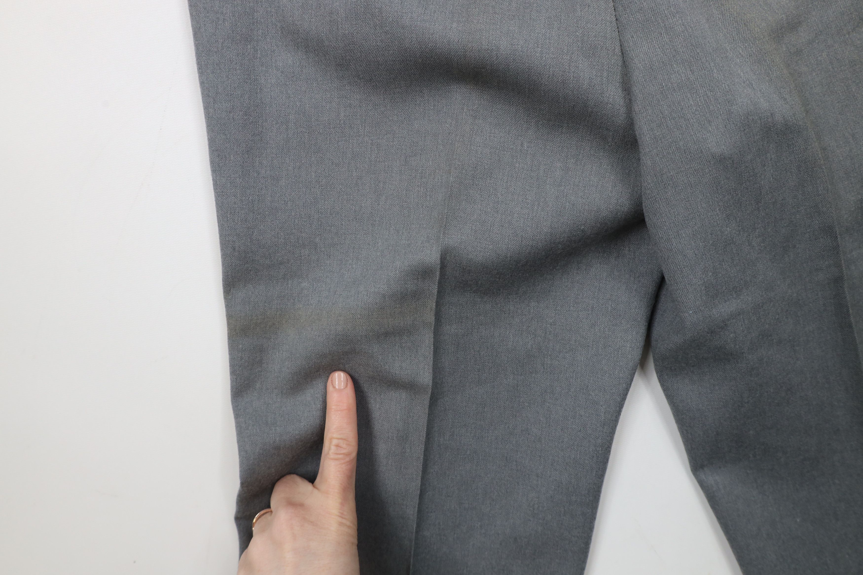 Vintage Vintage 70s Streetwear Pleated Straight Leg Chino Pants Gray Size US 28 / EU 44 - 13 Thumbnail