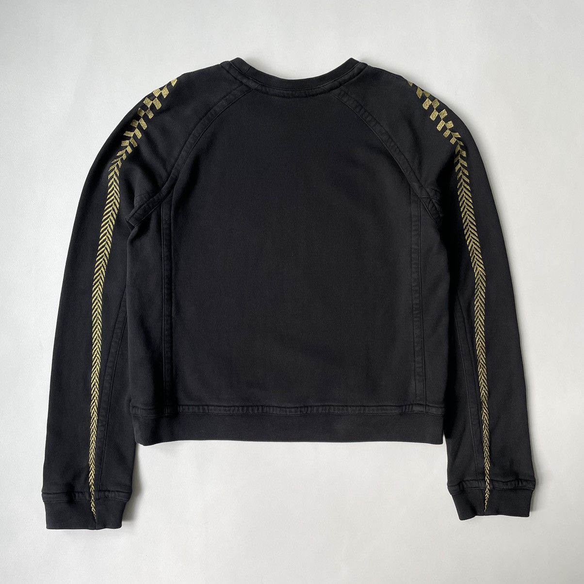 Haider Ackermann Chevron Sleeve Cropped Sweatshirt Size M / US 6-8 / IT 42-44 - 14 Thumbnail