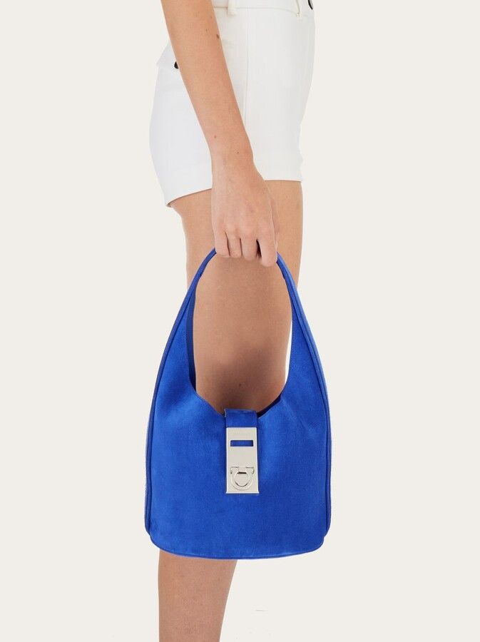 Salvatore Ferragamo o1s1rm0924 Size: OS / Hobo Bag in Blue Size ONE SIZE - 2 Thumbnail