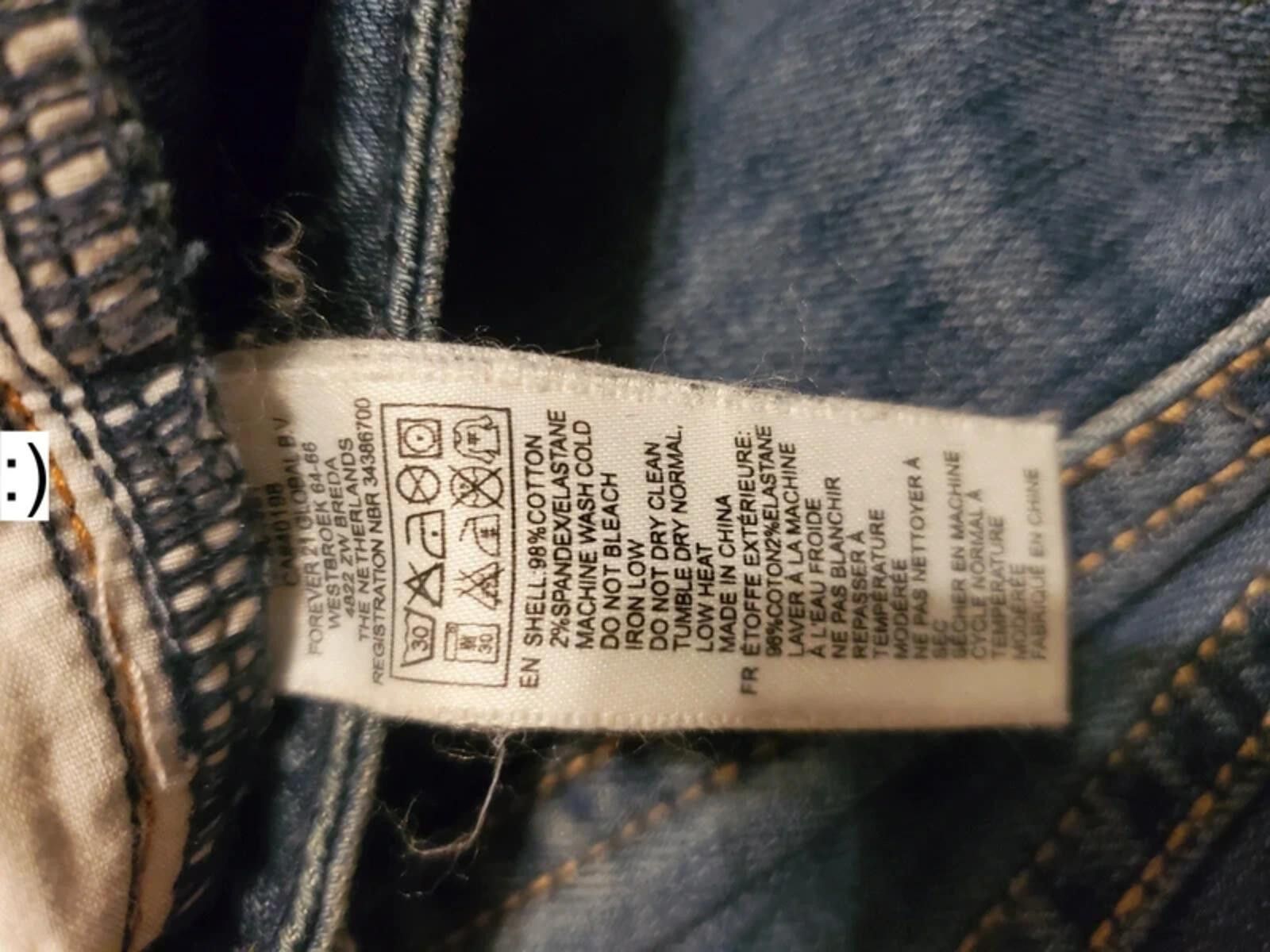 Forever 21 Vintage Forever 21 Women's Jeans Size 30" / US 8 / IT 44 - 6 Thumbnail
