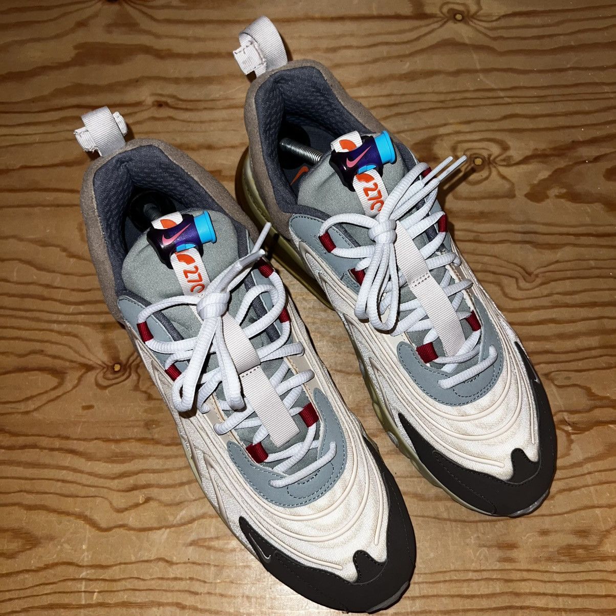 Nike × Travis Scott NIKE TRAVIS SCOTT AIR MAX 270 REACT ENG CACTUS TRAILS SHOES Size US 11.5 / EU 44-45 - 12 Thumbnail
