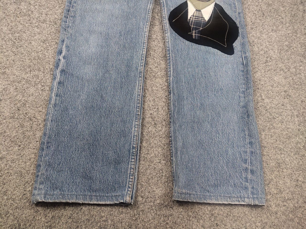 Levi's Vintage 90's Levis 501 Sashiko Patchwork Face Jeans watanabe Size US 33 - 6 Thumbnail