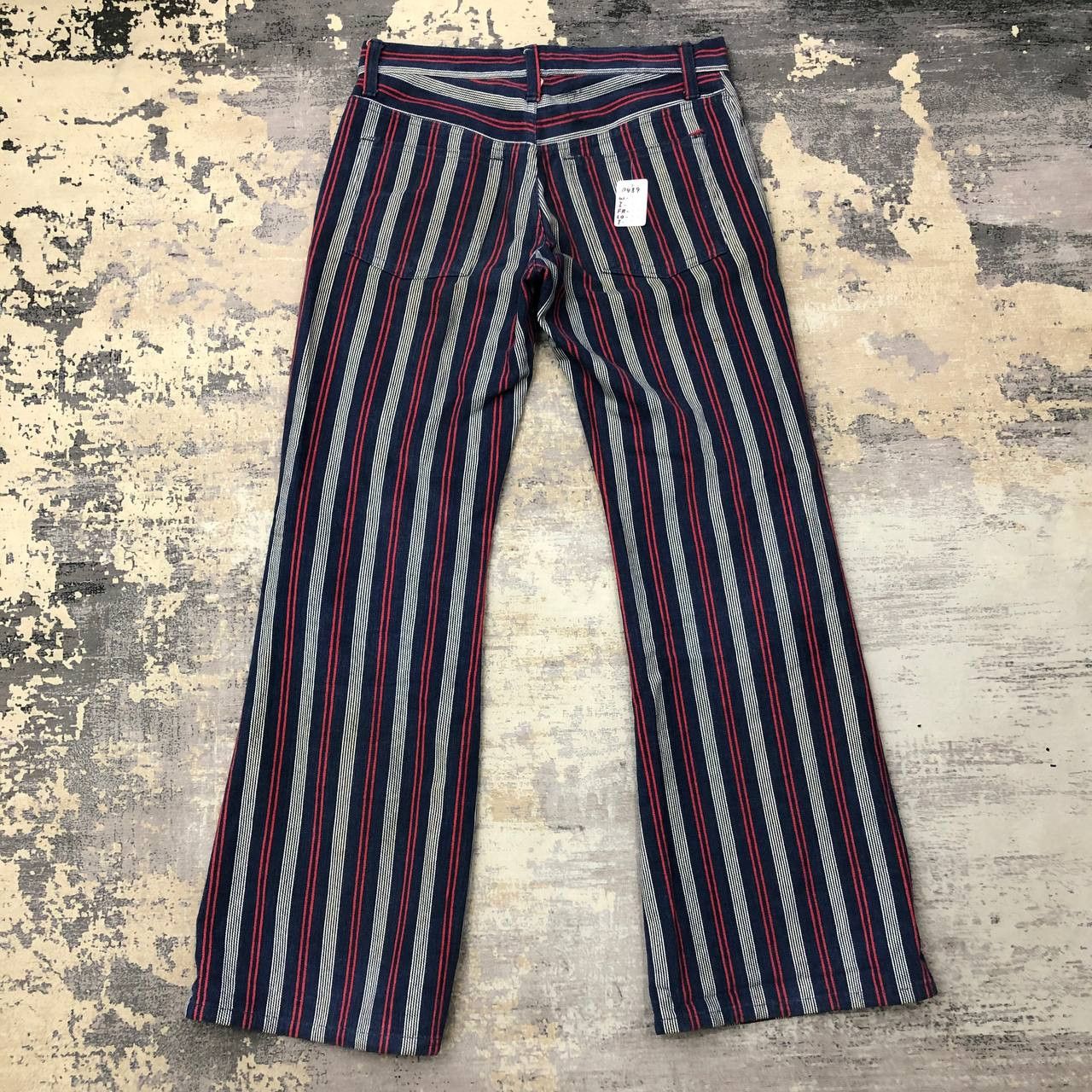 Other P439 VTG JONSN USA FLARED STRIPED JEANS Size US 30 / EU 46 - 2 Thumbnail