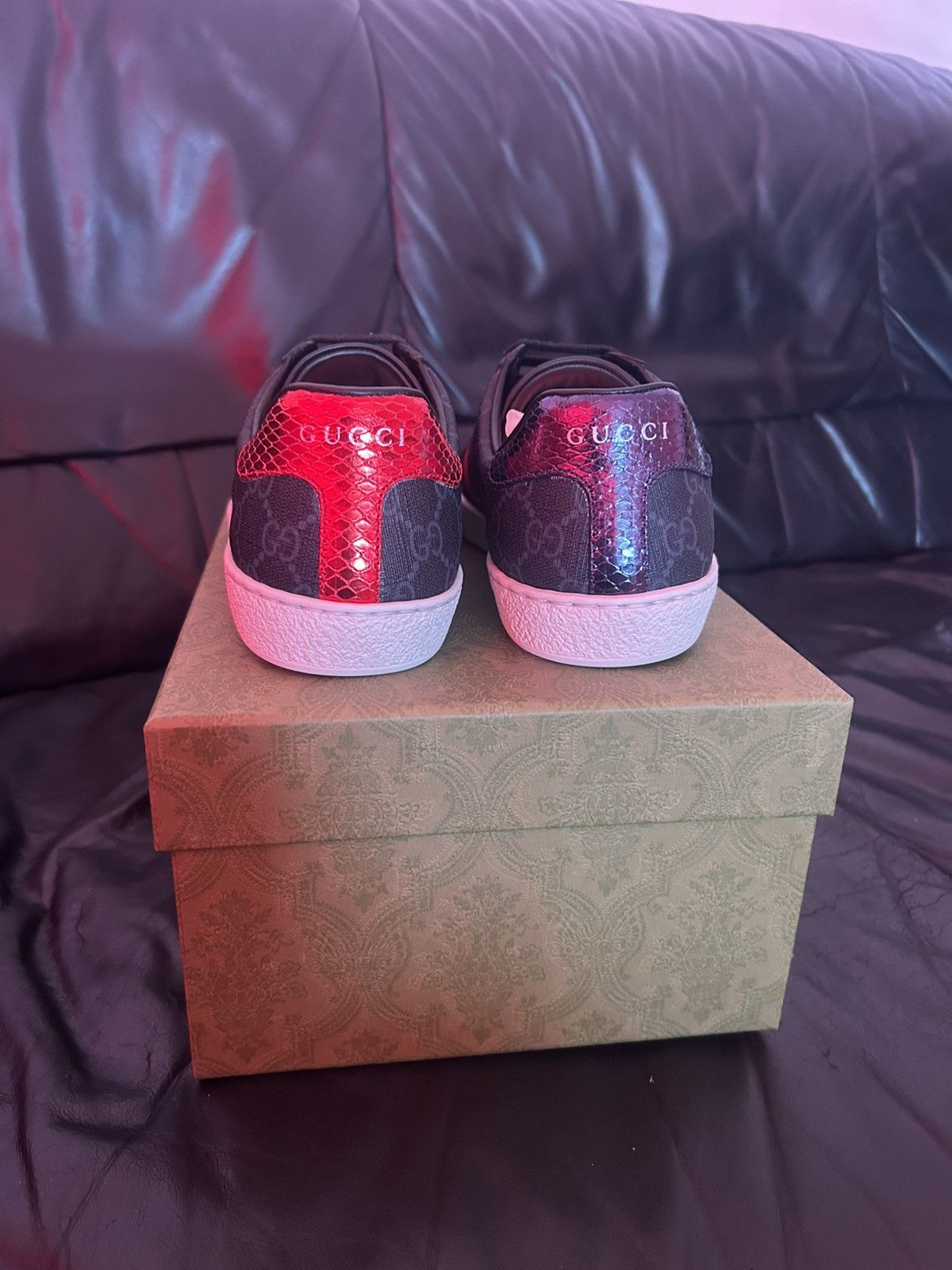 Gucci Gucci Ace Trainer Size US 5.5 / EU 38 - 2 Thumbnail