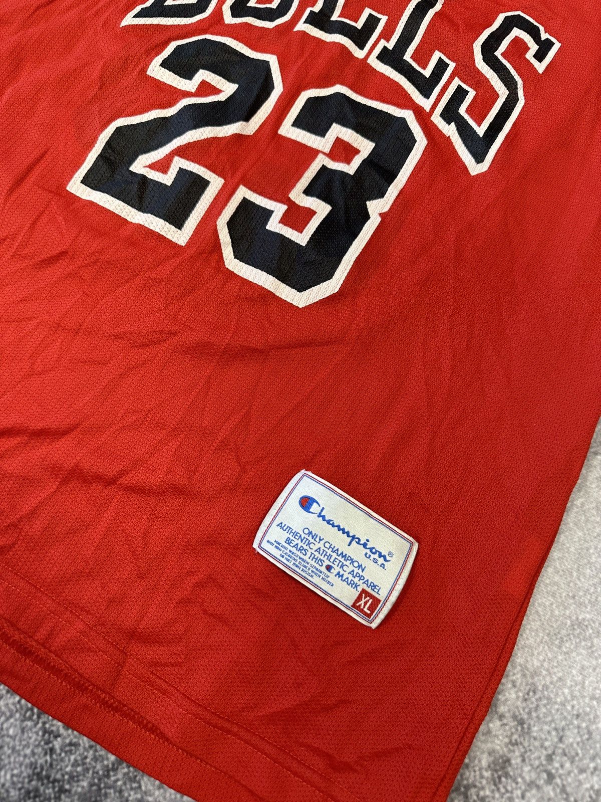 Champion Vintage NBA Champion Chicago Bulls 23 Jordan Jersey Rare XL Size US XL / EU 56 / 4 - 3 Thumbnail