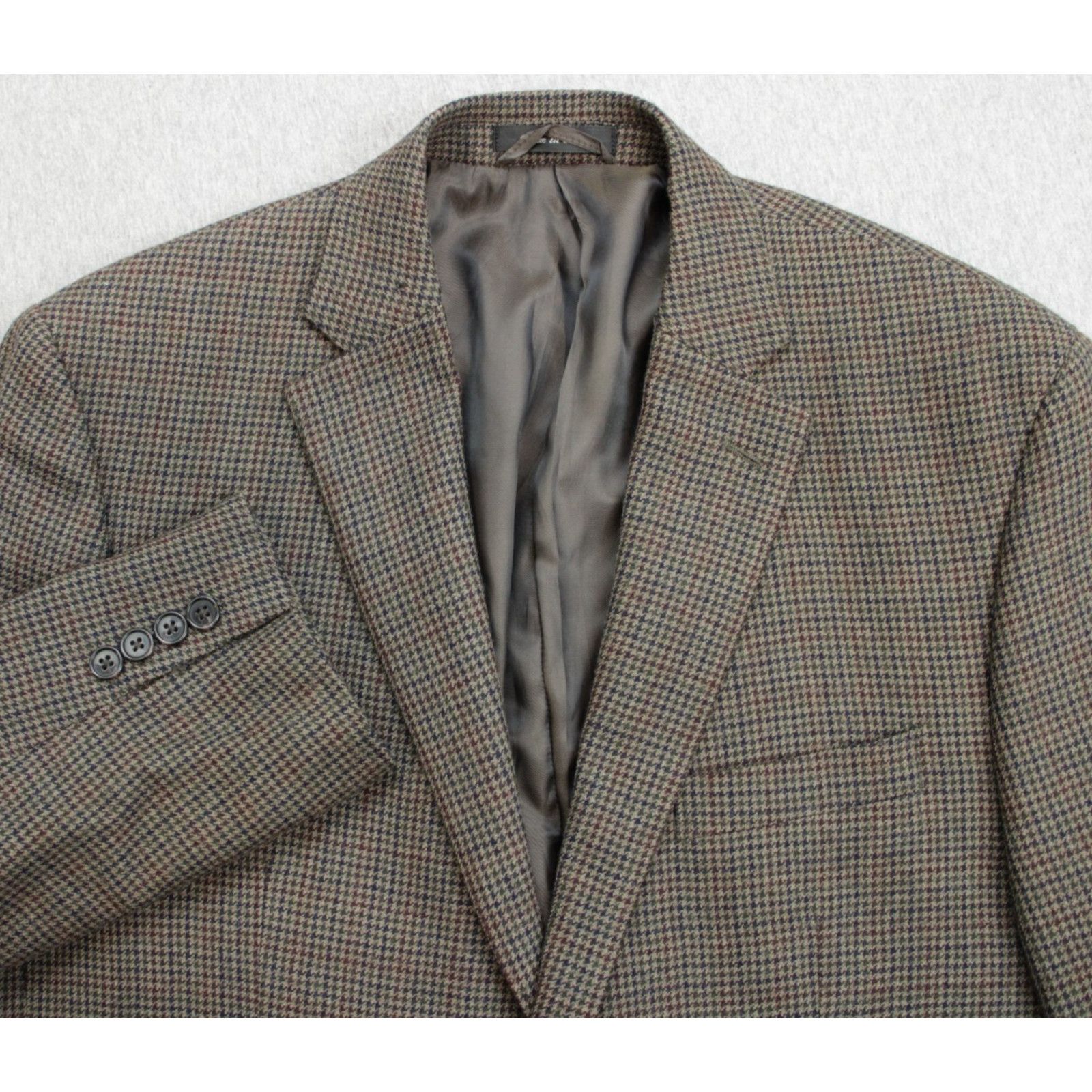 Lauren Ralph Lauren Lauren Ralph Lauren Blazer Mens 42L Houndstooth 100% Wool Size 42L - 1 Thumbnail