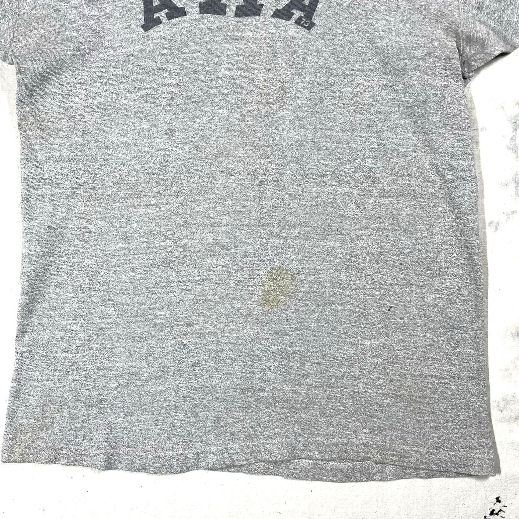Champion VINTAGE Champion 70s USMA Army Athletic Association T Shirt XL Gray Unisex Short Sleeve Graphic Tee 1970s Size US XL / EU 56 / 4 - 5 Thumbnail
