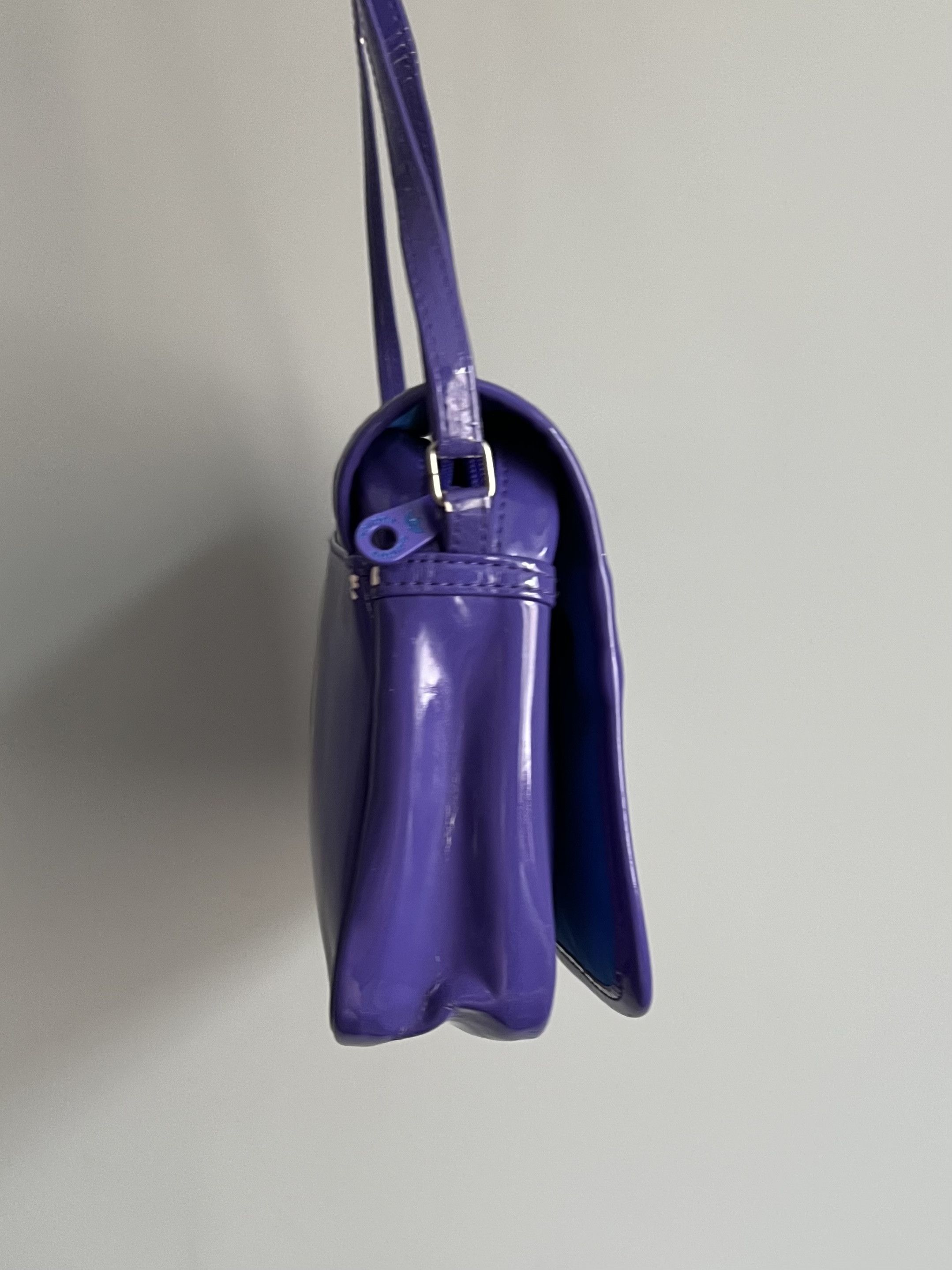 Adidas Adidas Originals Patent Purple Shoulder Bag Size ONE SIZE - 7 Thumbnail