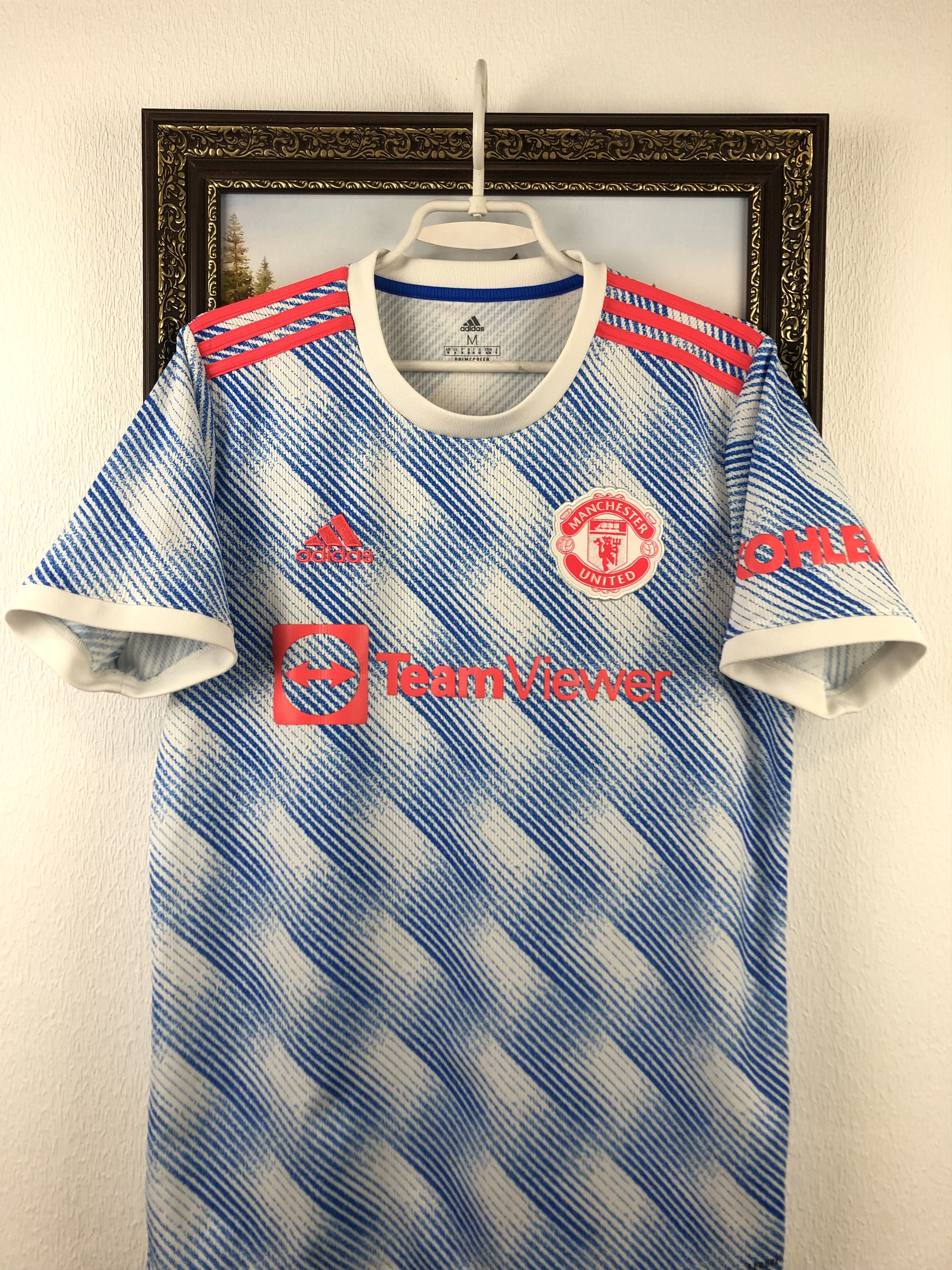 Adidas Manchester United football shirt 2021 Soccer Jersey Trikot Size US M / EU 48-50 / 2 - 2 Thumbnail
