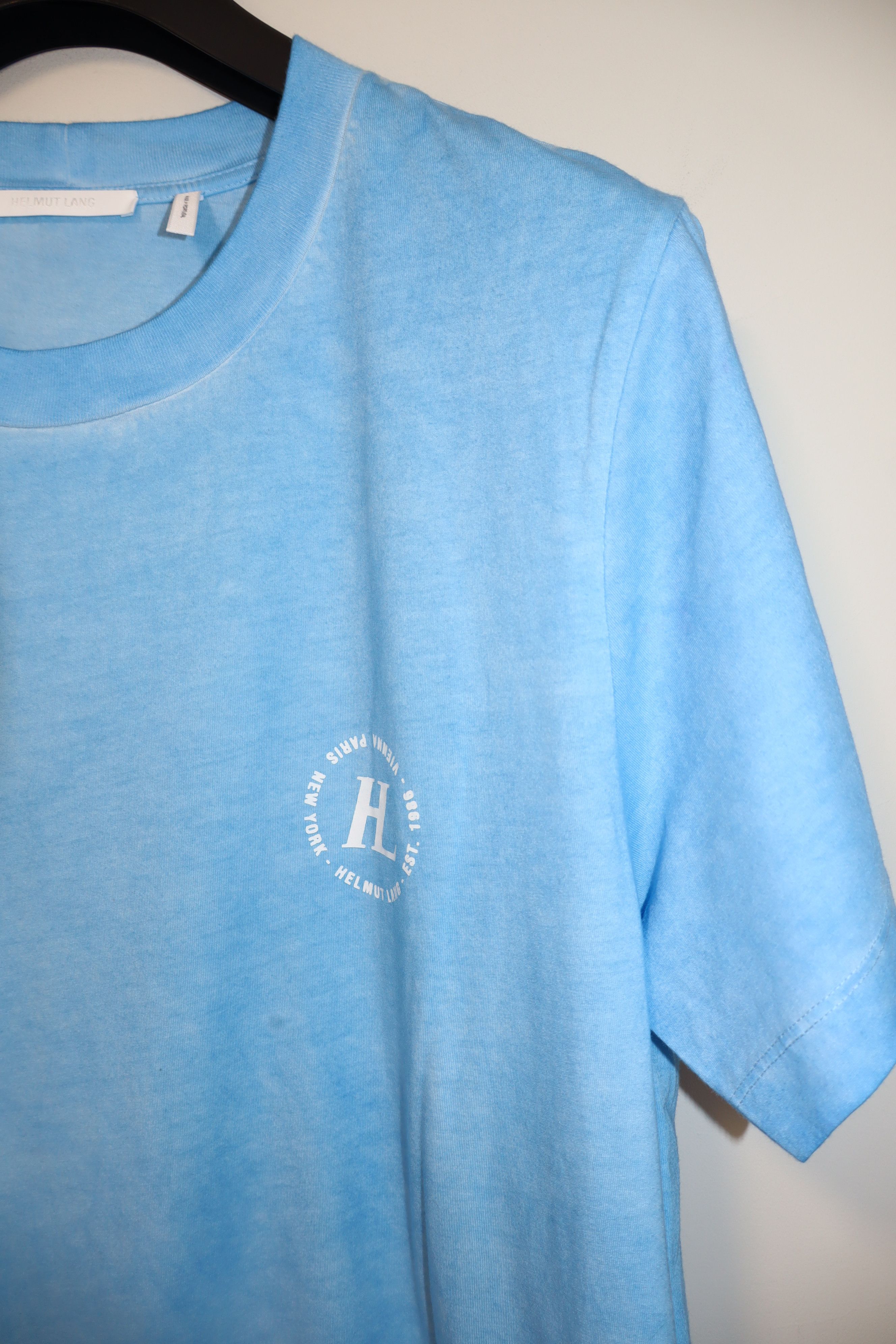Helmut Lang washed effect logo t-shirt Size US M / EU 48-50 / 2 - 2 Thumbnail