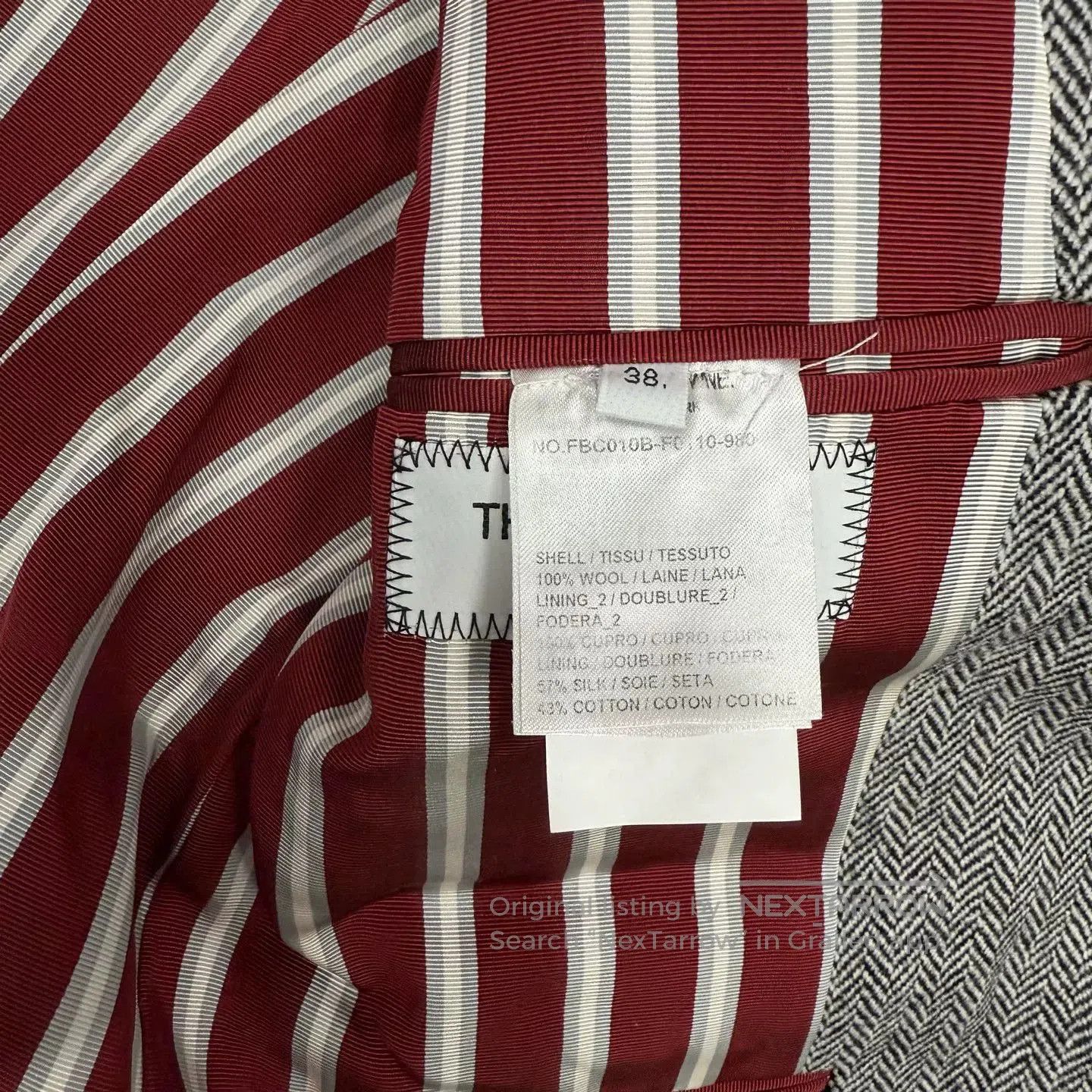 Thom Browne thom browne wool double. Size US S / EU 44-46 / 1 - 4 Thumbnail
