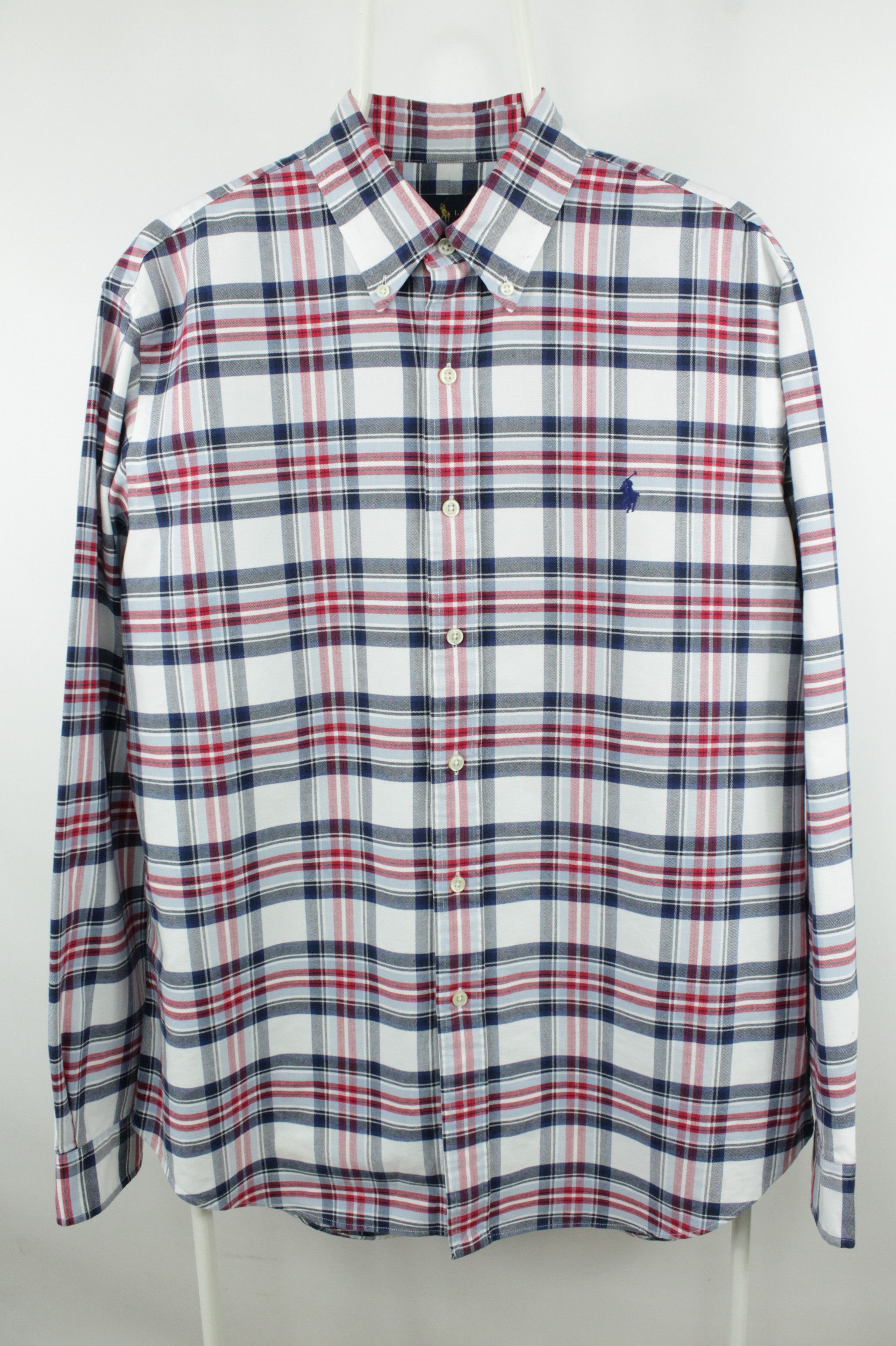 Polo Ralph Lauren Polo Ralph Lauren Checked Oxford Cotton Shirt Size US L / EU 52-54 / 3 - 1 Thumbnail