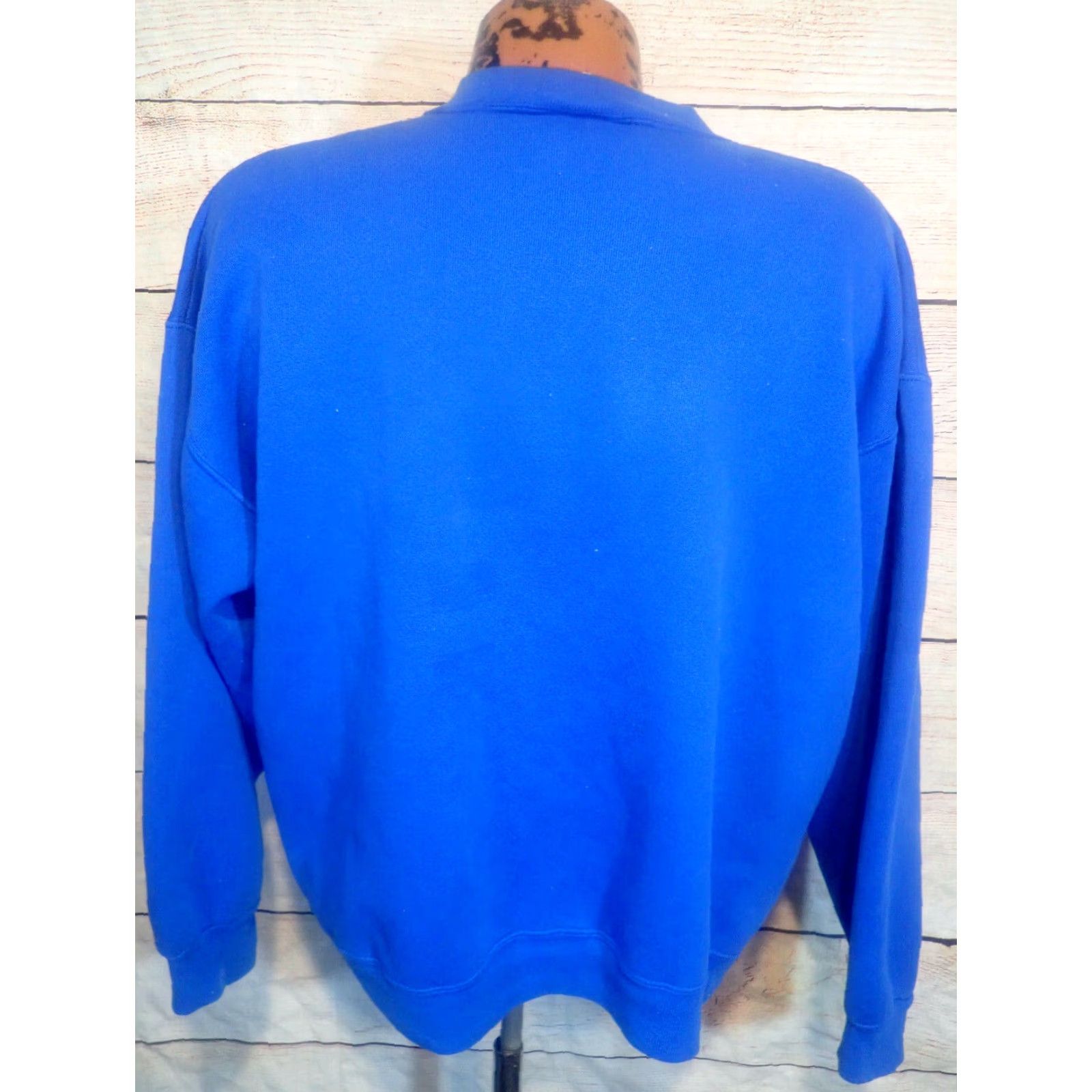 Velva Sheen VINTAGE 80s Disney Mickey Mouse Florida Walt Disney Sweatshirt Mens XL Blue Cartoon Retro All Seasons Graphic Print Size US XL / EU 56 / 4 - 3 Thumbnail