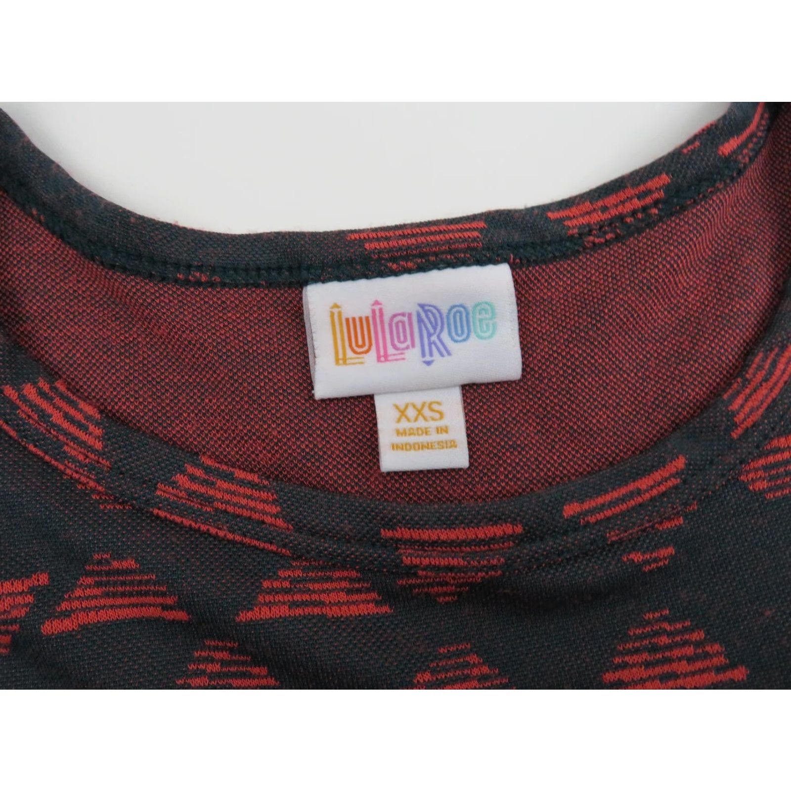 Vintage Lularoe Carly Dress Jacquard Gray Pink Unicorn Geometric Suzian XXS Dress Size XXS / US 00 / IT 34 - 5 Thumbnail