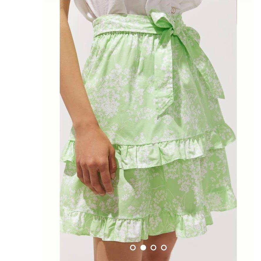 Anthropologie New Peter Som for Anthropologie Ruffled Mini Skirt $140 Sz M Size 32" / US 10 / IT 46 - 2 Thumbnail