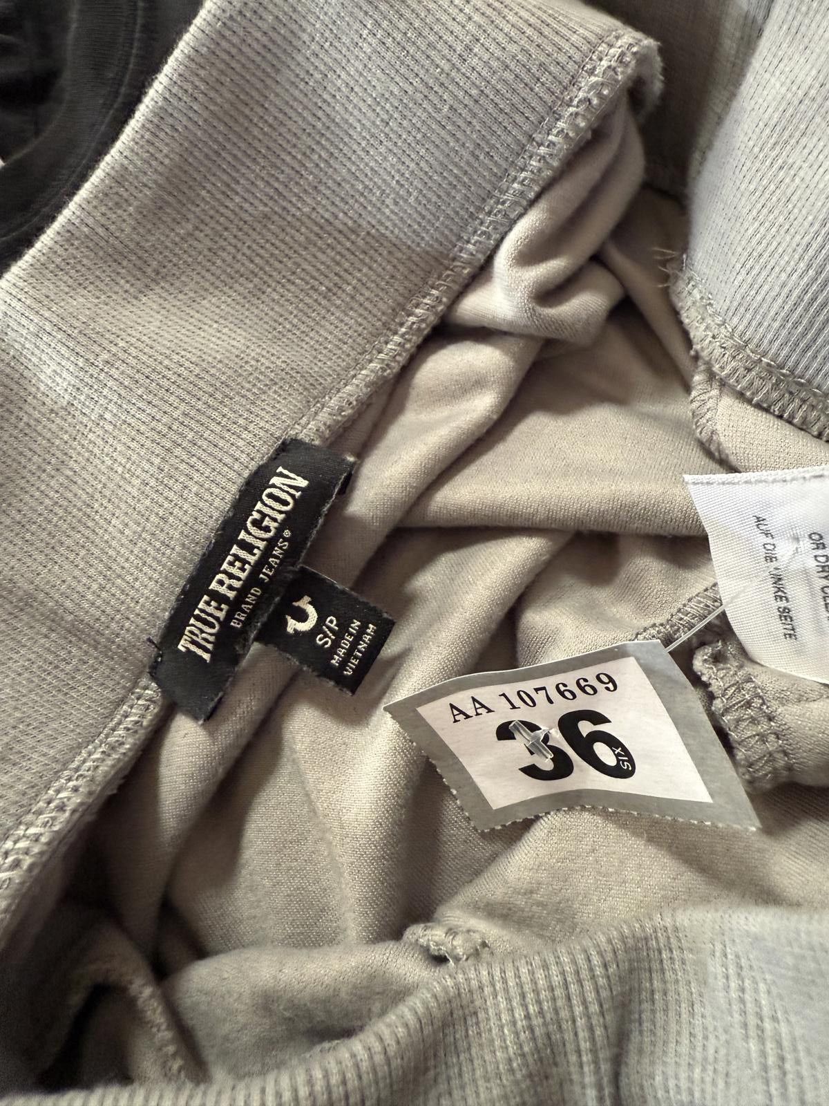 True Religion True Religion Women's Grey Velour Casual Pants Size S Size 28" / US 6 / IT 42 - 2 Thumbnail