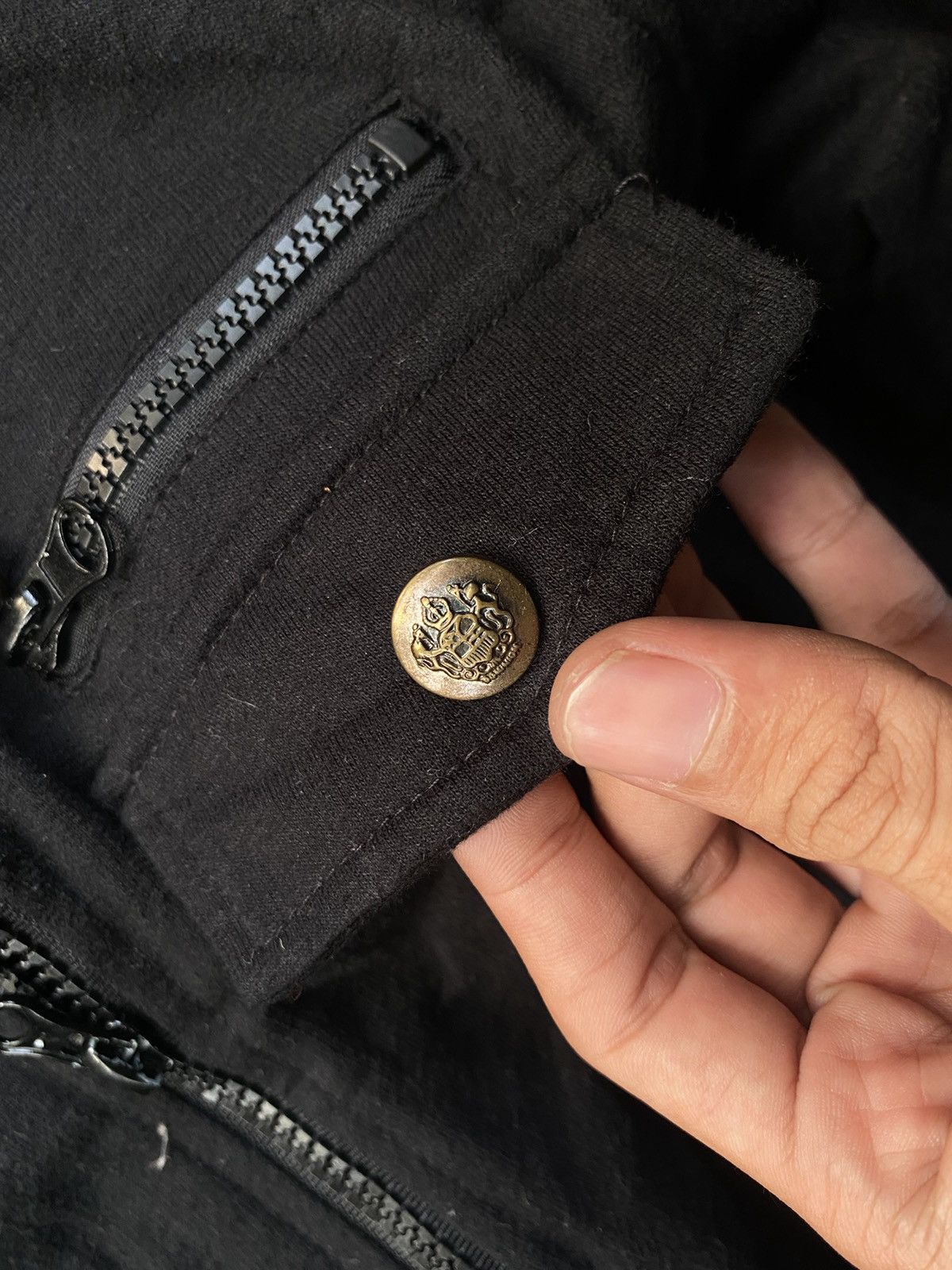 If Six Was Nine × Japanese Brand × Le Grande Bleu (L.G.B.) Amourire Gothic embroidered style Zip Up Hoodies Size US M / EU 48-50 / 2 - 6 Thumbnail