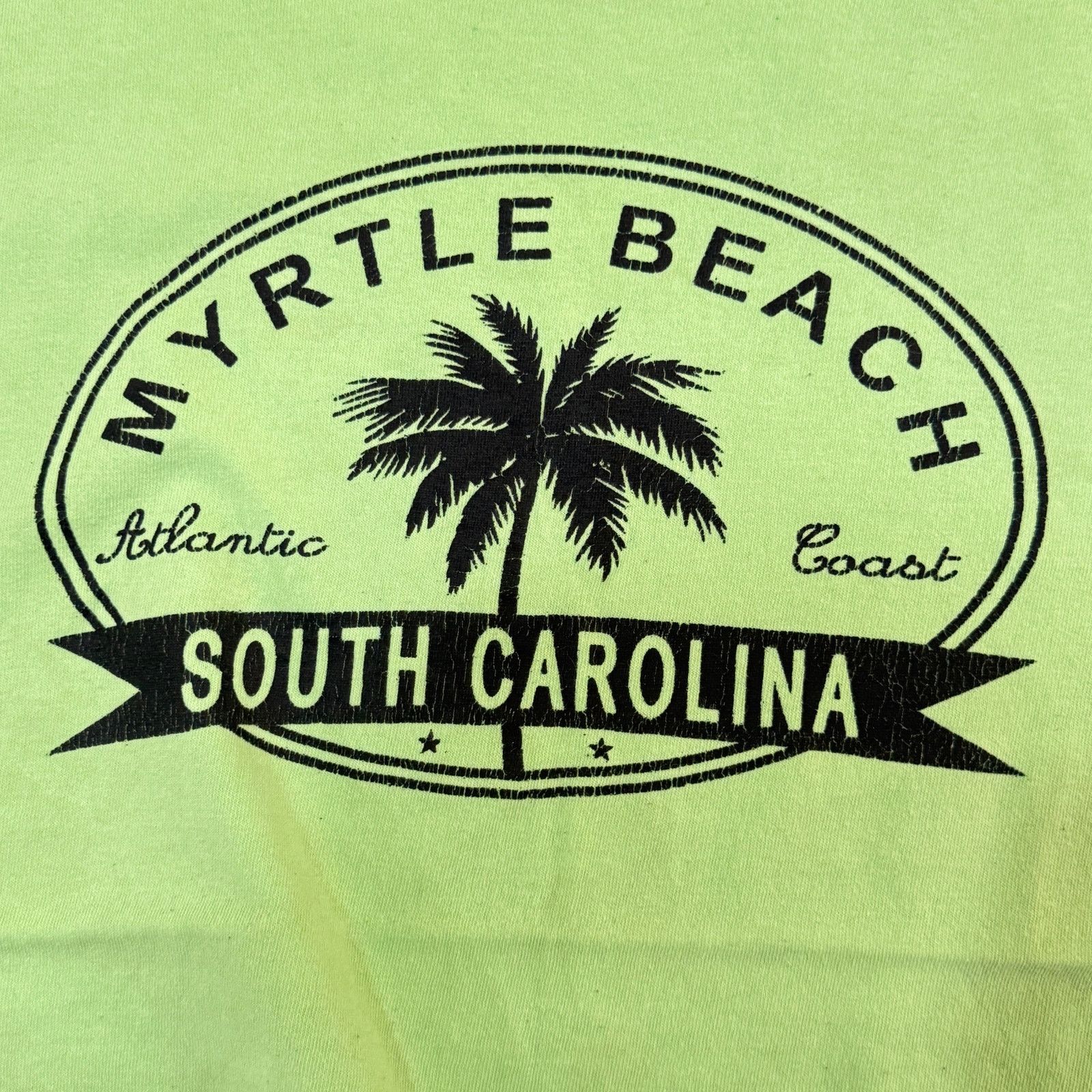 Delta Vintage Myrtle Beach South Carolina Palm Tree T-Shirt Size US L / EU 52-54 / 3 - 1 Thumbnail