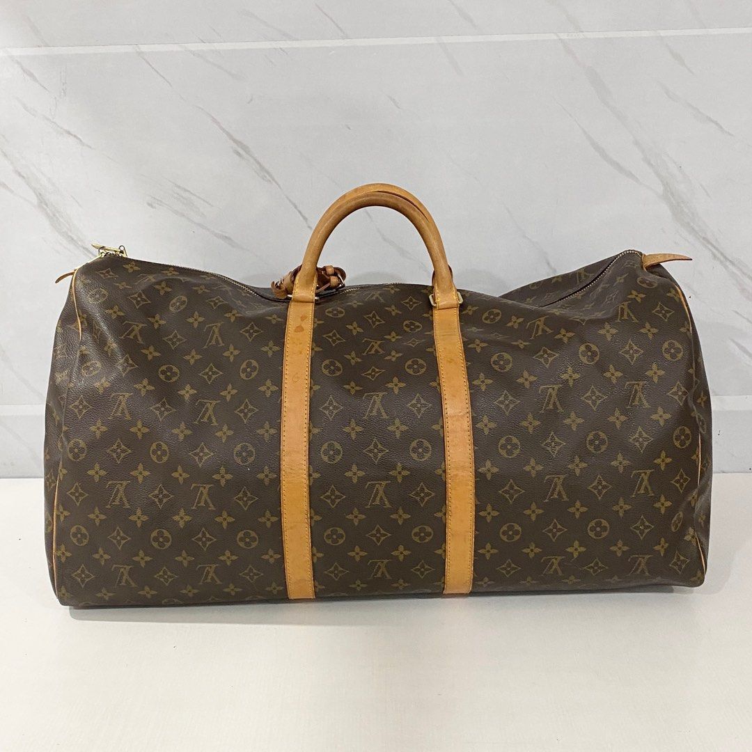 Louis Vuitton Louis Vuitton Monogram Keepall Bandouliere 60 Boston Bag Size ONE SIZE - 2 Thumbnail