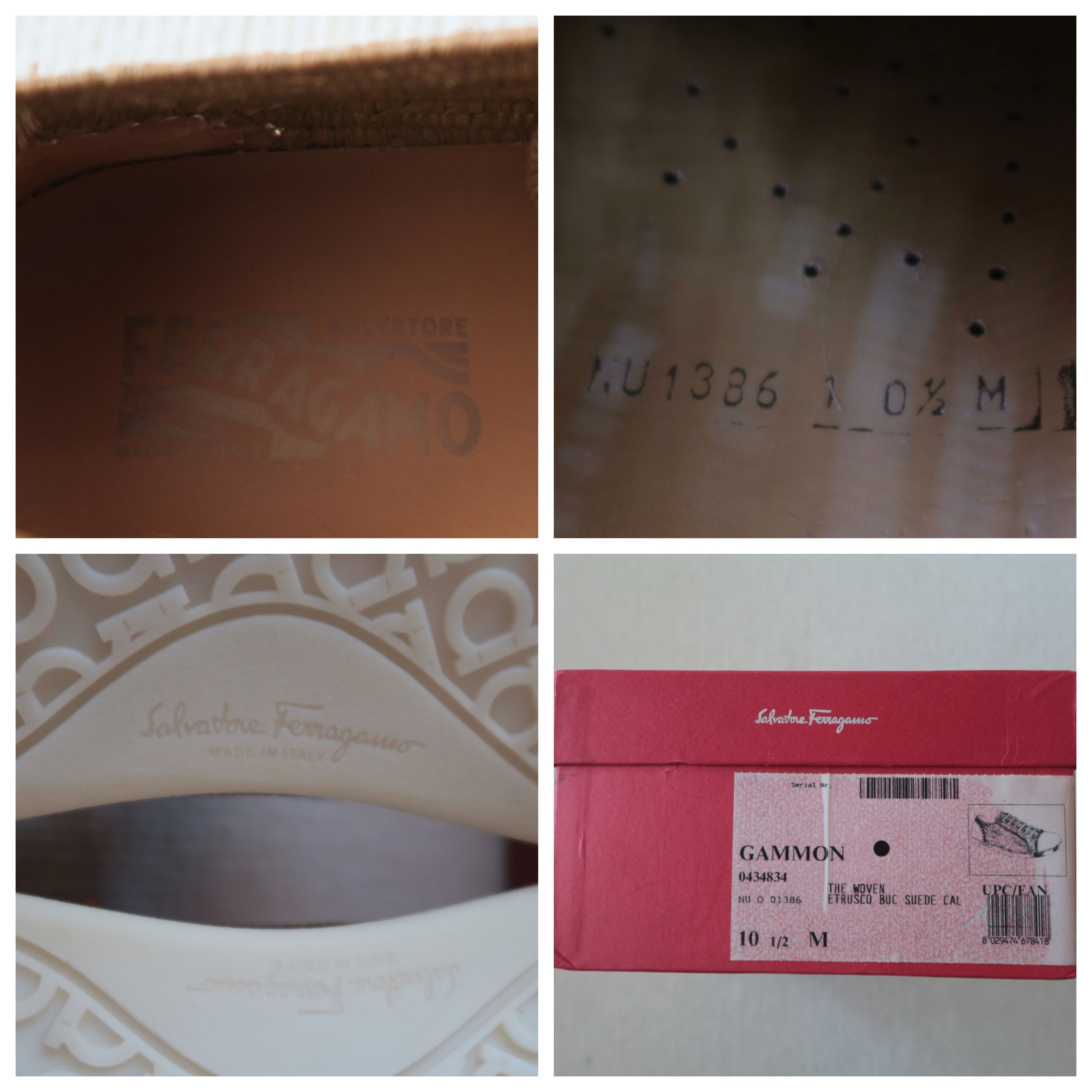 Salvatore Ferragamo Salvatore Ferragamo Straw & Suede Sneakers Size US 11.5 / EU 44-45 - 11 Thumbnail
